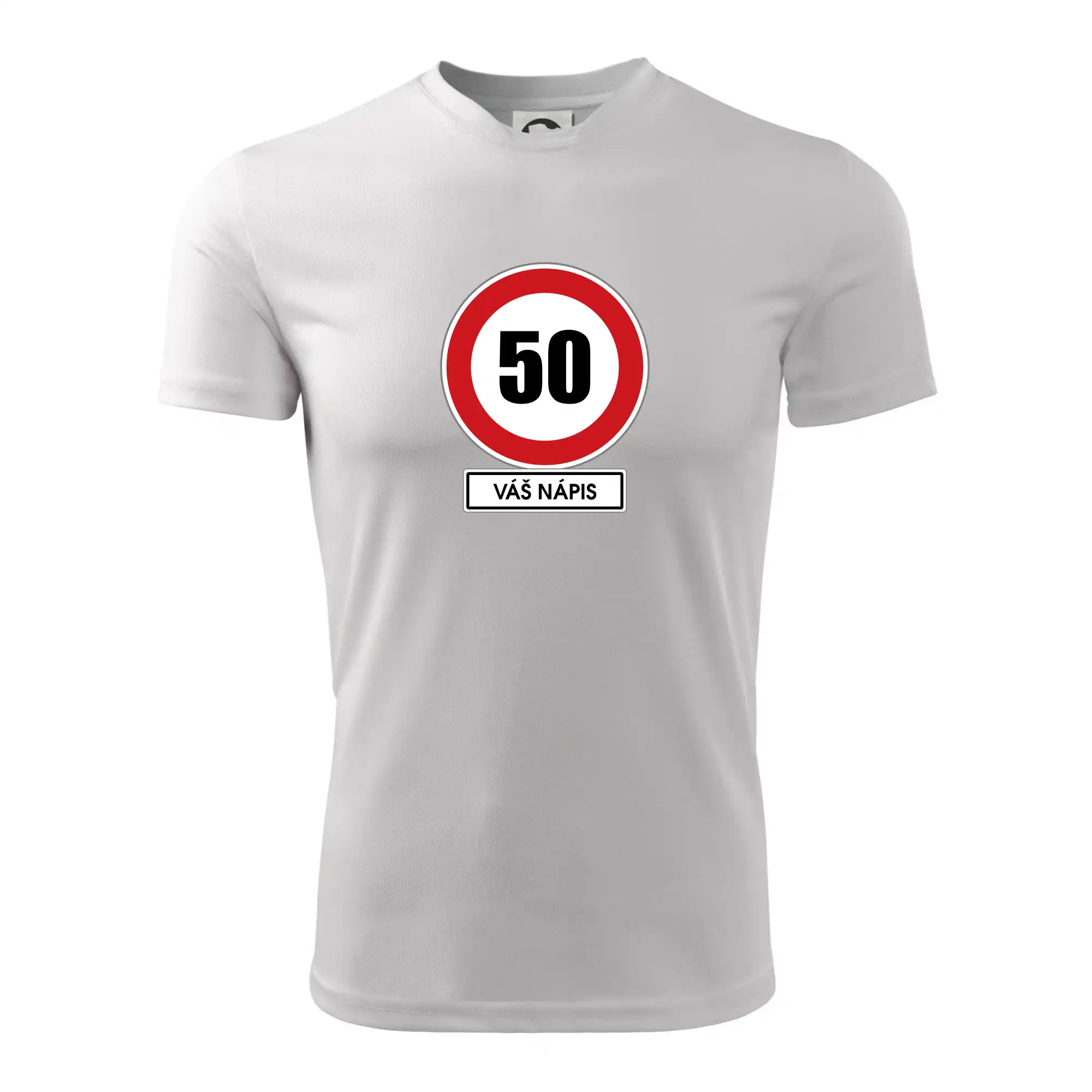 Dopravní značka - rychlost 50 - váš nápis