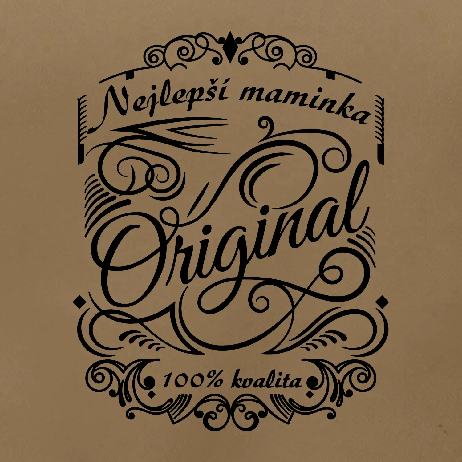 Vintage nejlepší maminka 100% kvalita