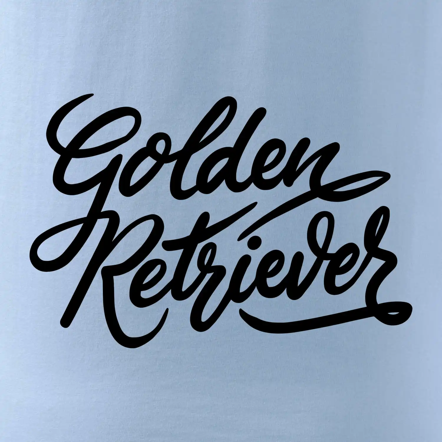 Golden retriever - nápis okrasný