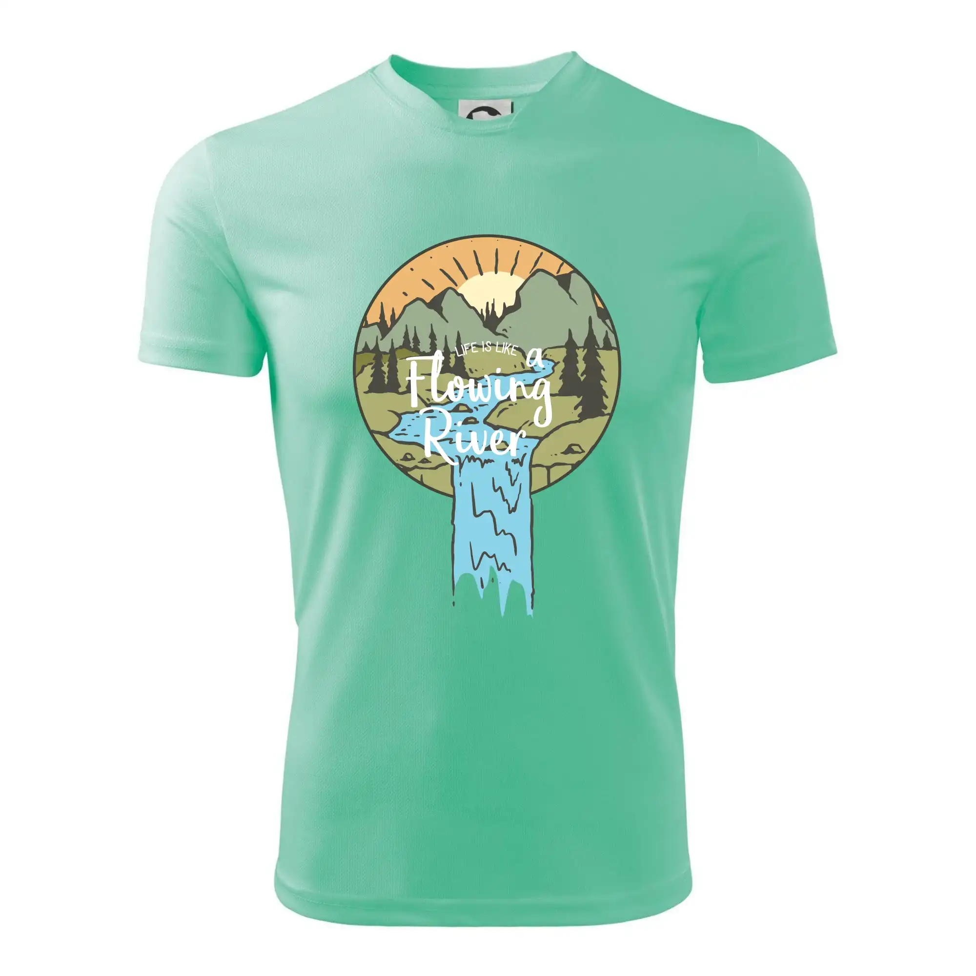 Life is like a Flowing river