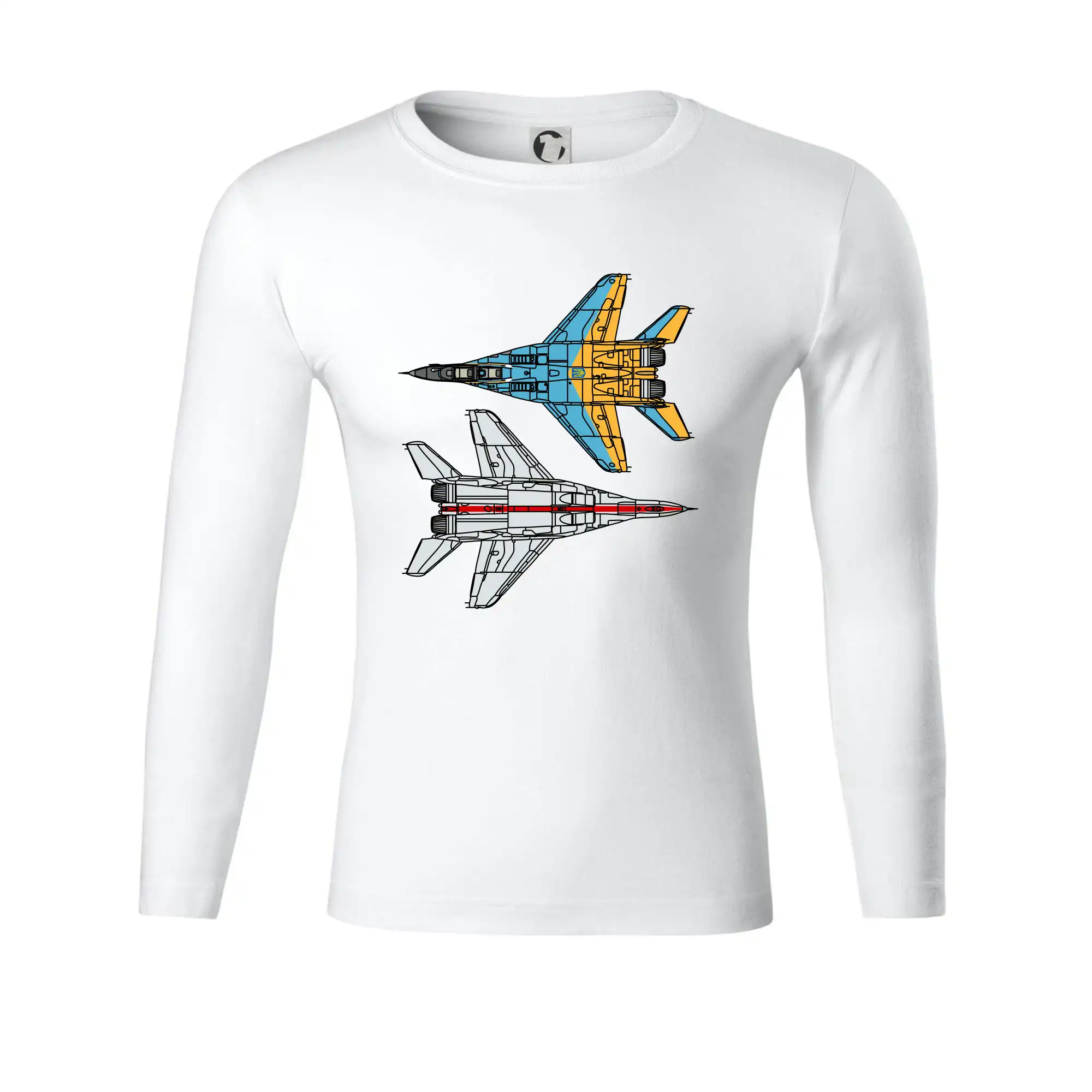 Mig 29 Fulcrum ze spoda a ze zhora