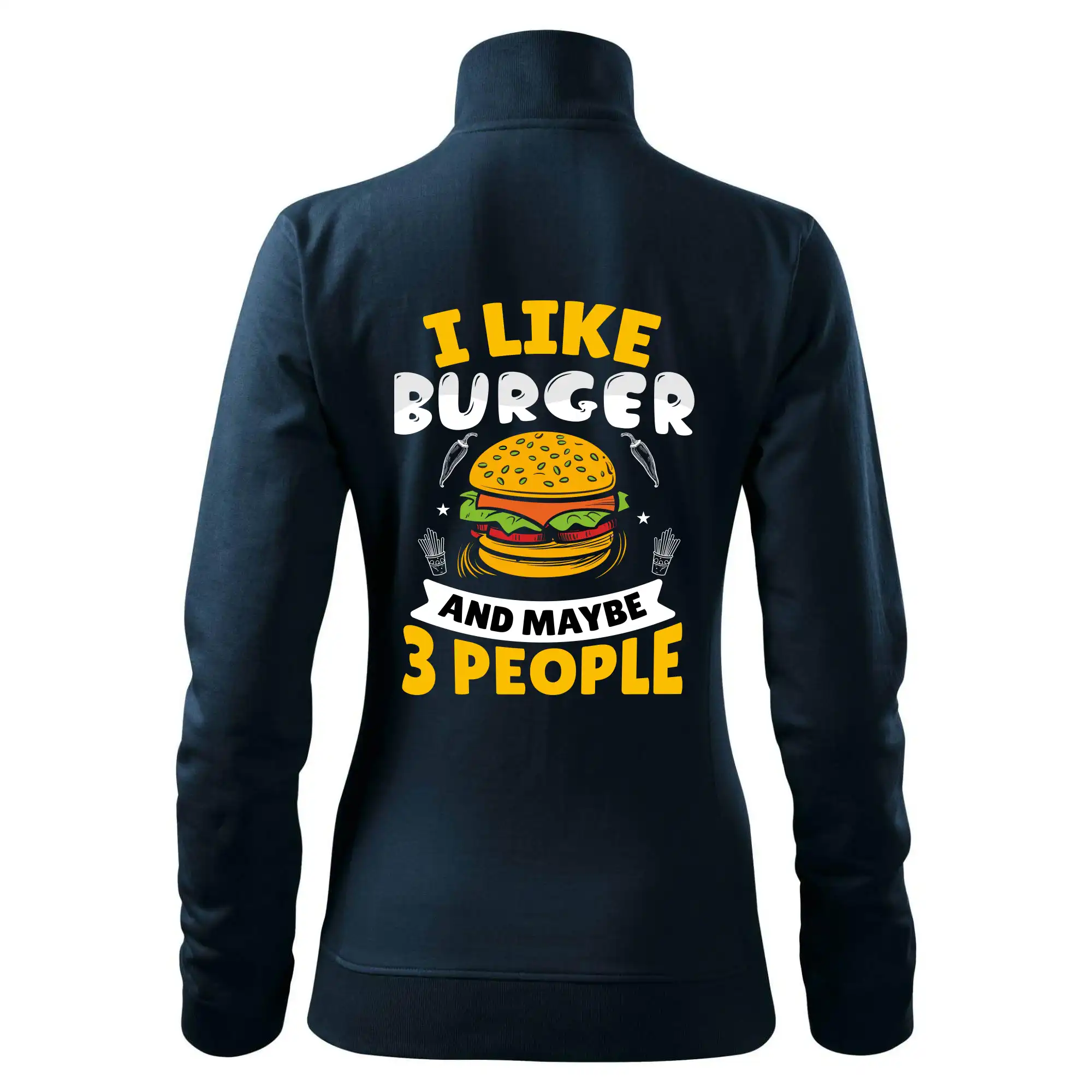 I like burger and maybe 3 people