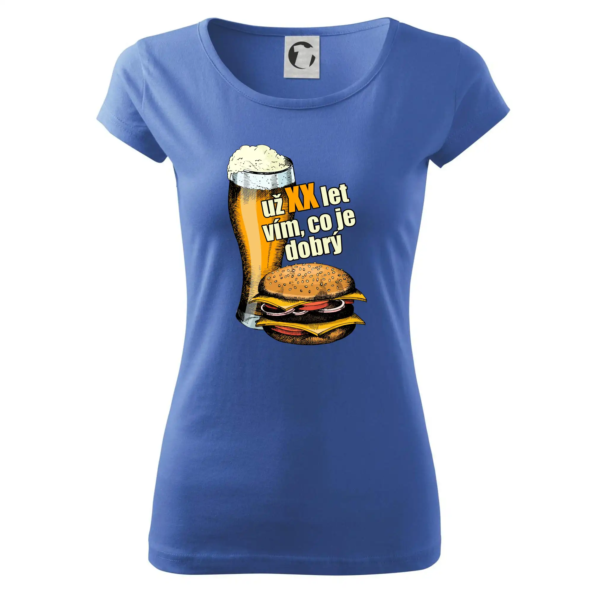 Pivo a burger vím co je dobrý