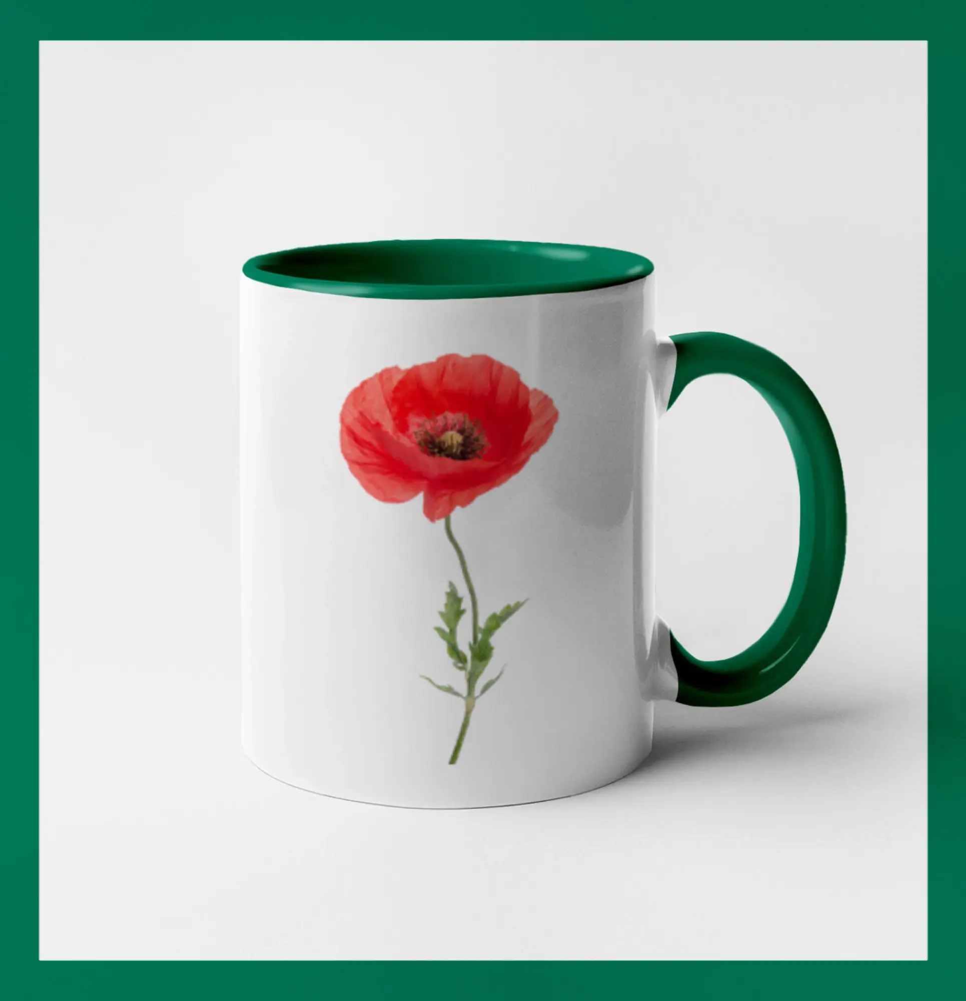 Vlčí mák - kreslený