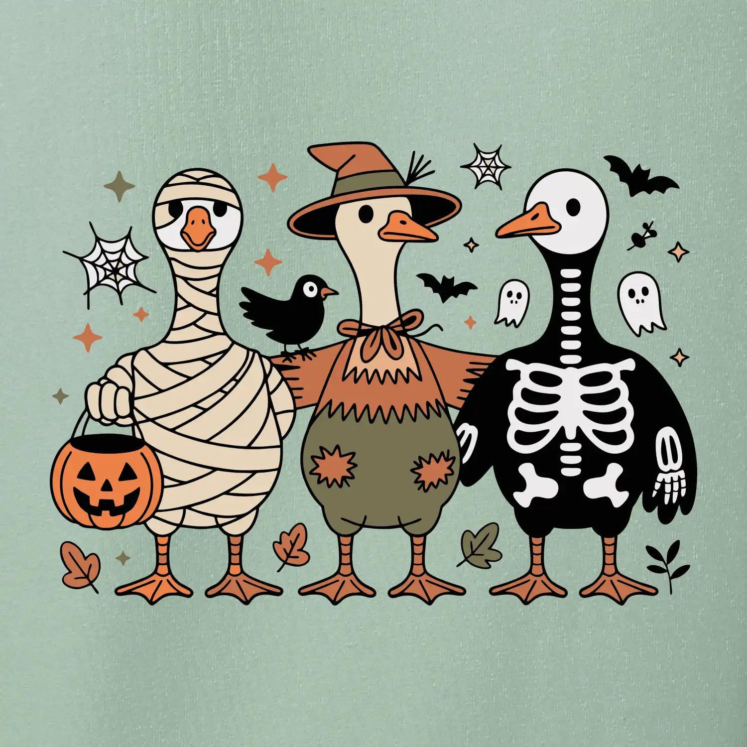 Halloweenské kachny