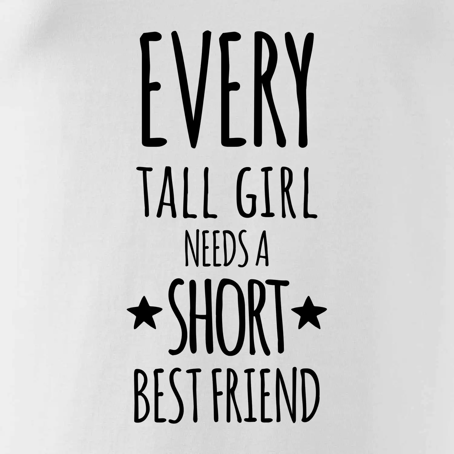 Every tall girl needs a short best friend