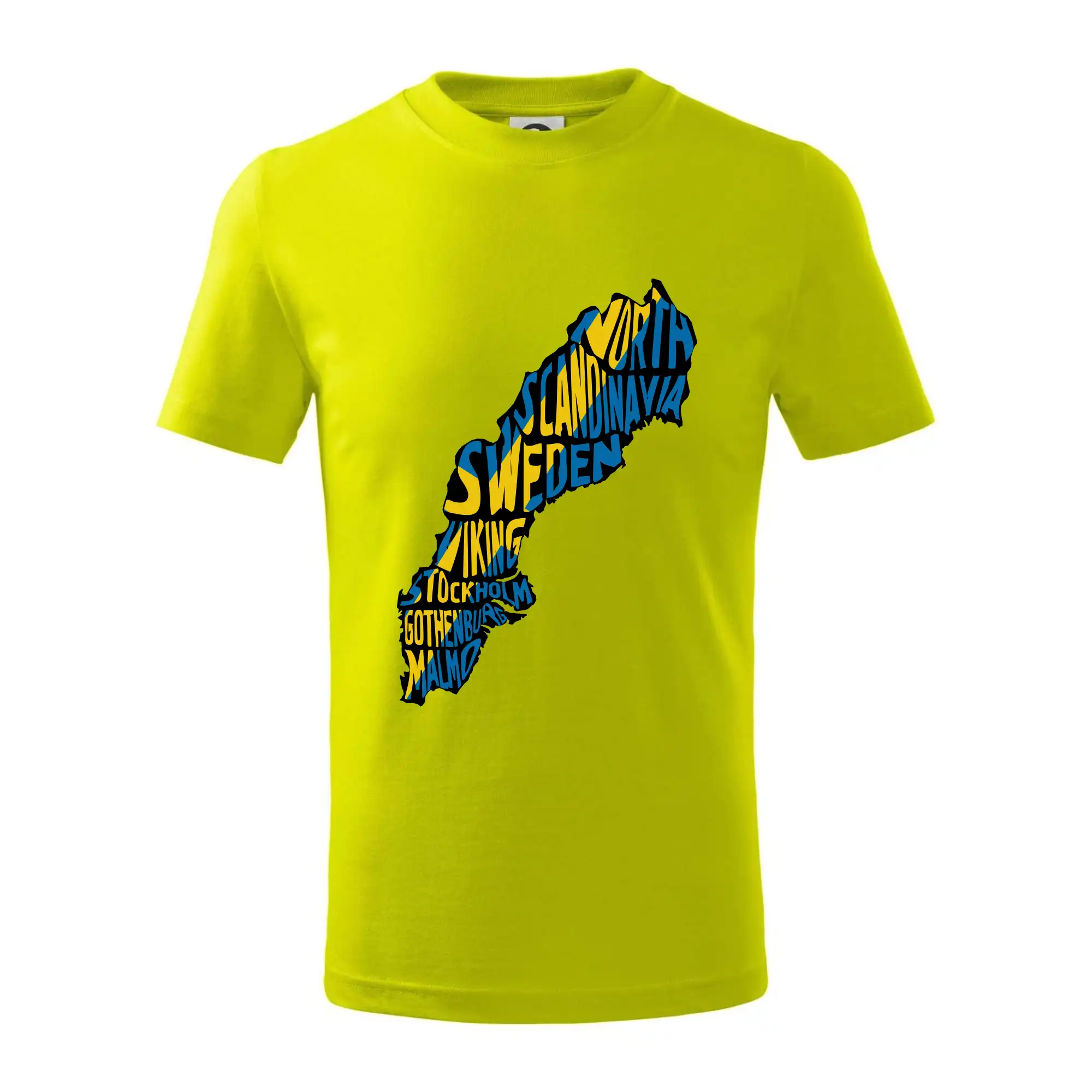 Mapy - názvy měst - Švédsko