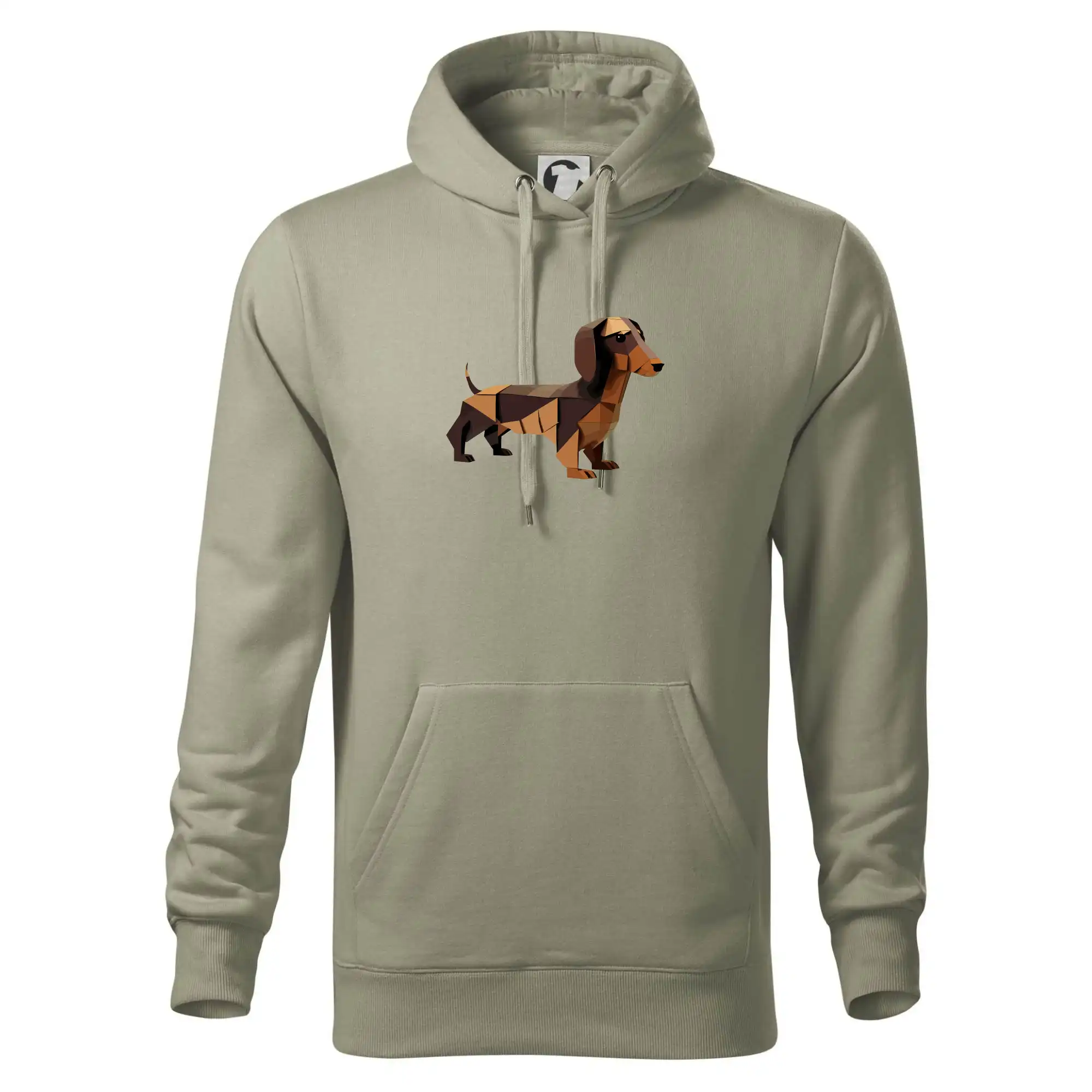 Jezevčík - slepený z papíru