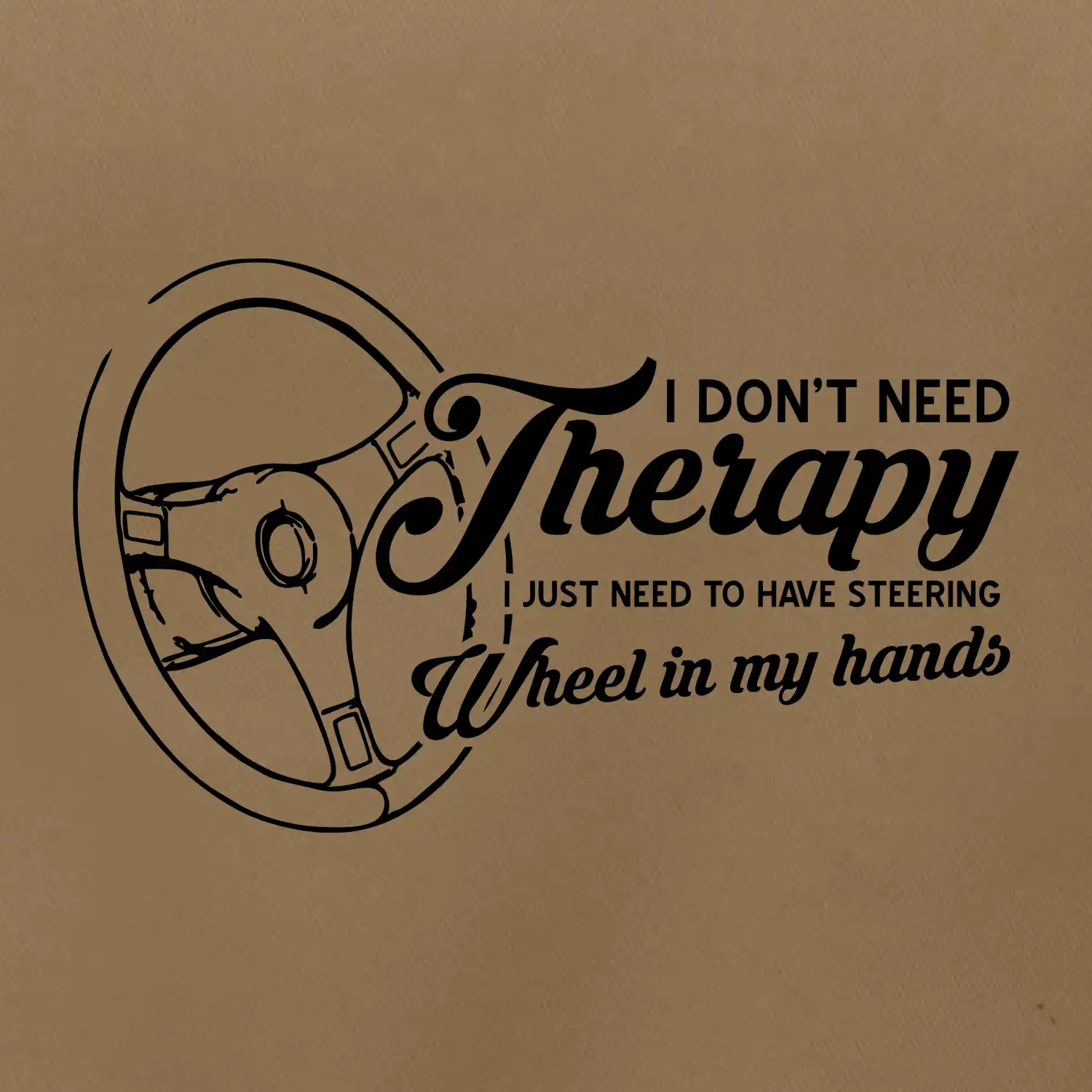 I don't need therapy wheel in my hands (vedle sebe)