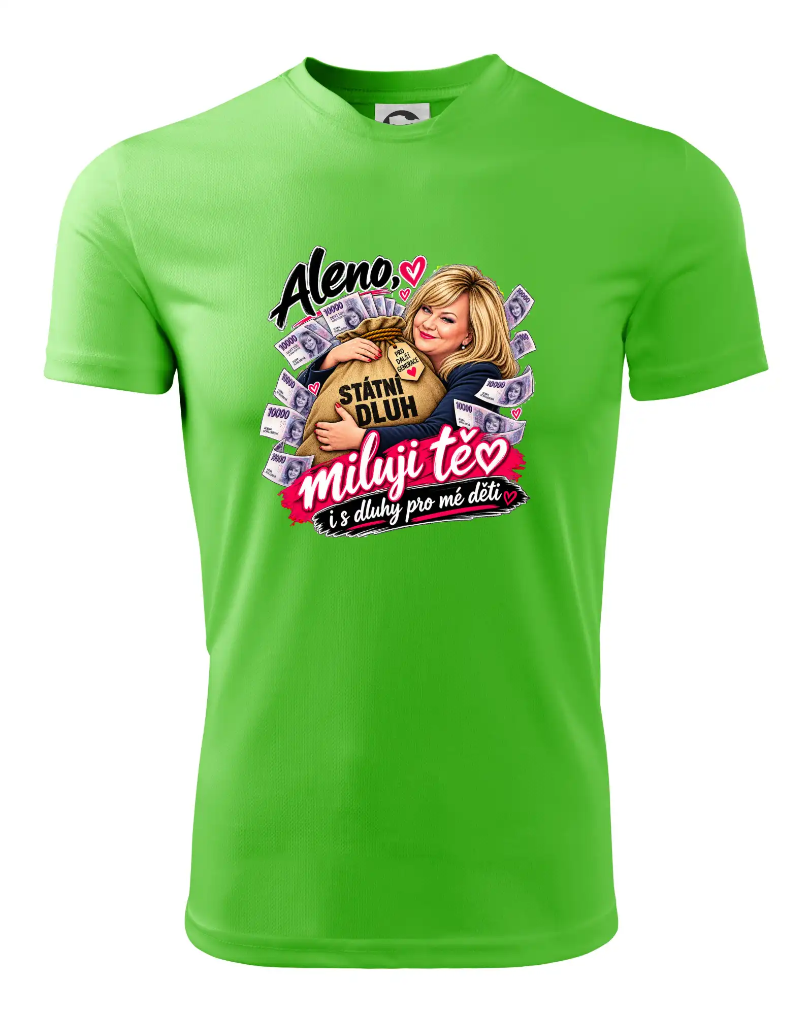 Aleno, miluji tě i s dluhy pro mé děti