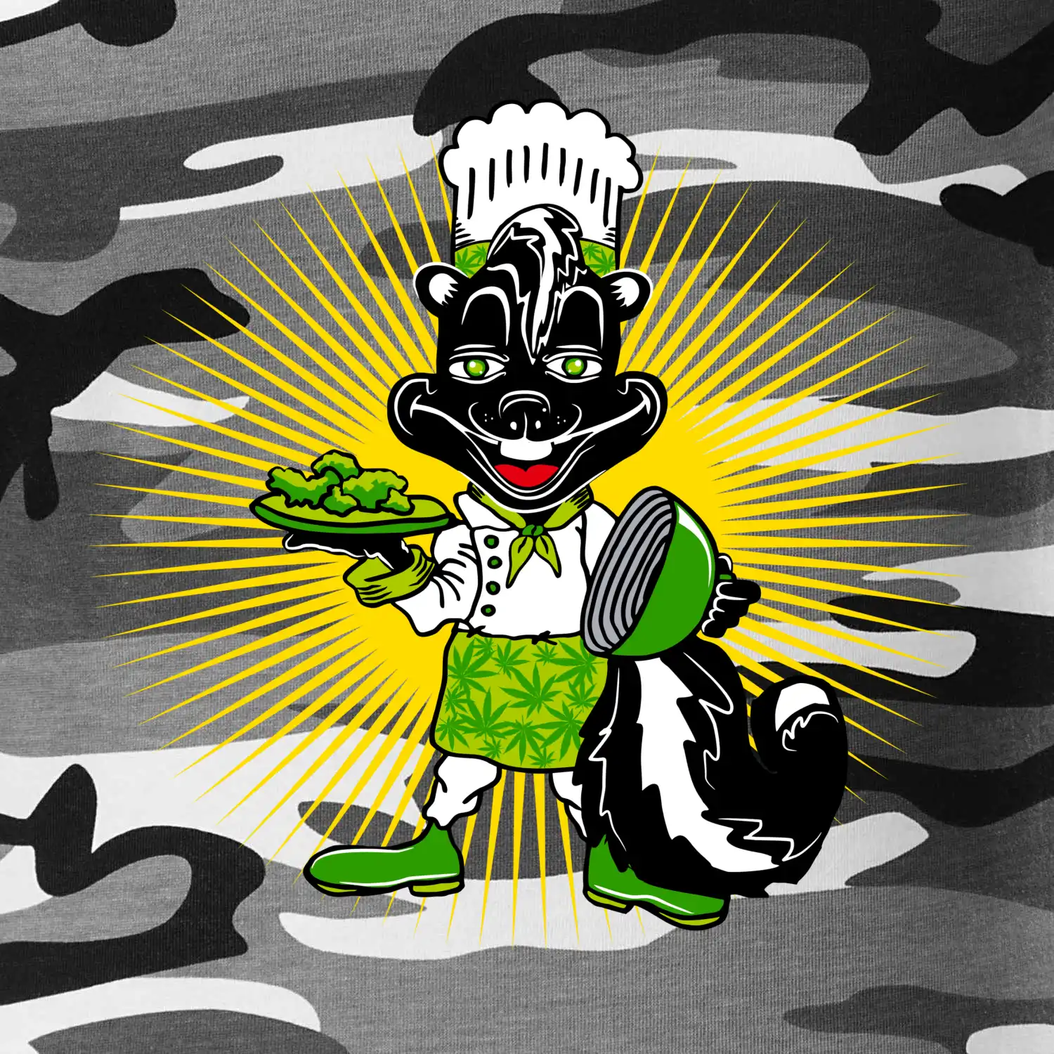 Skunk kuchař (Pecka design)