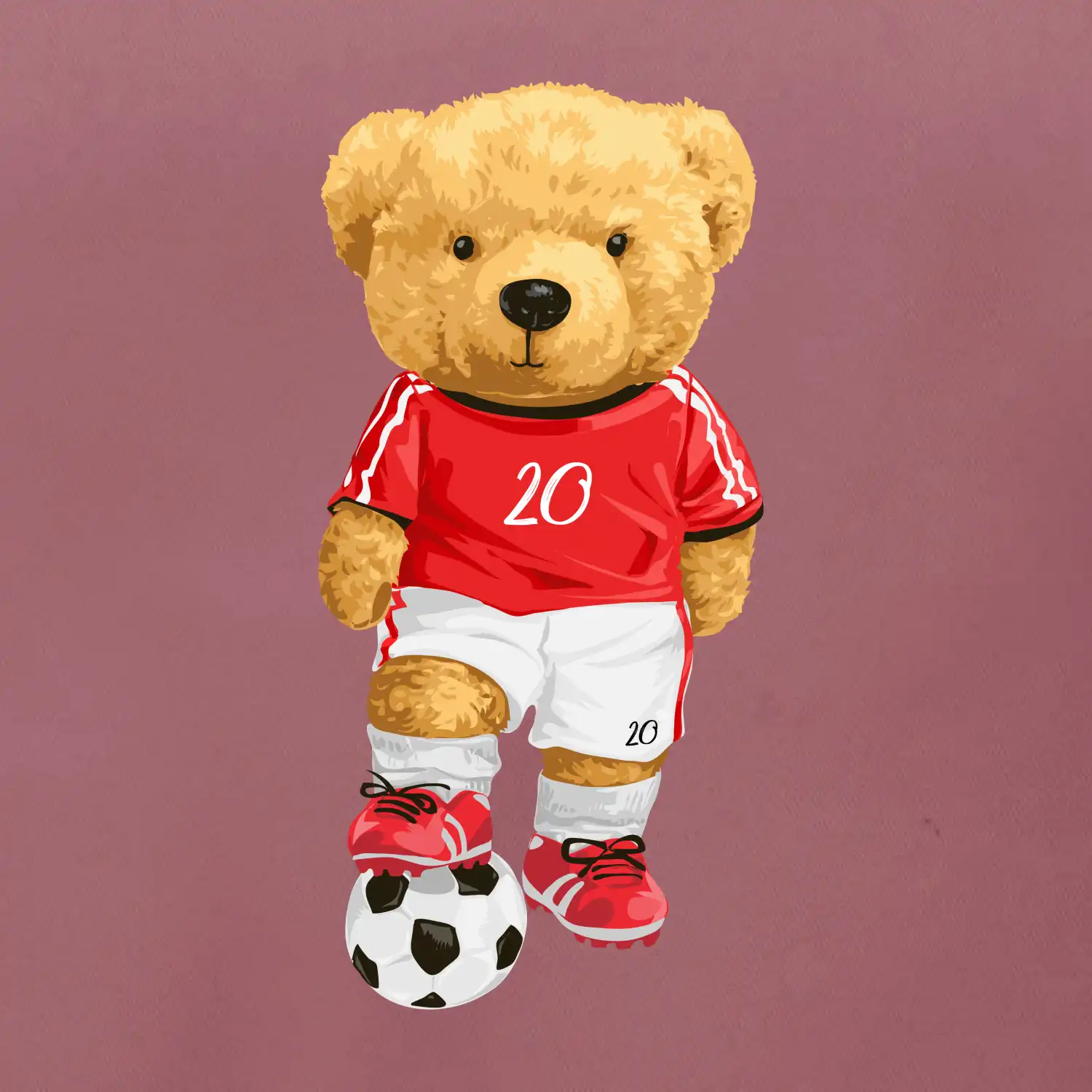 Fotbalista medvídek číslo