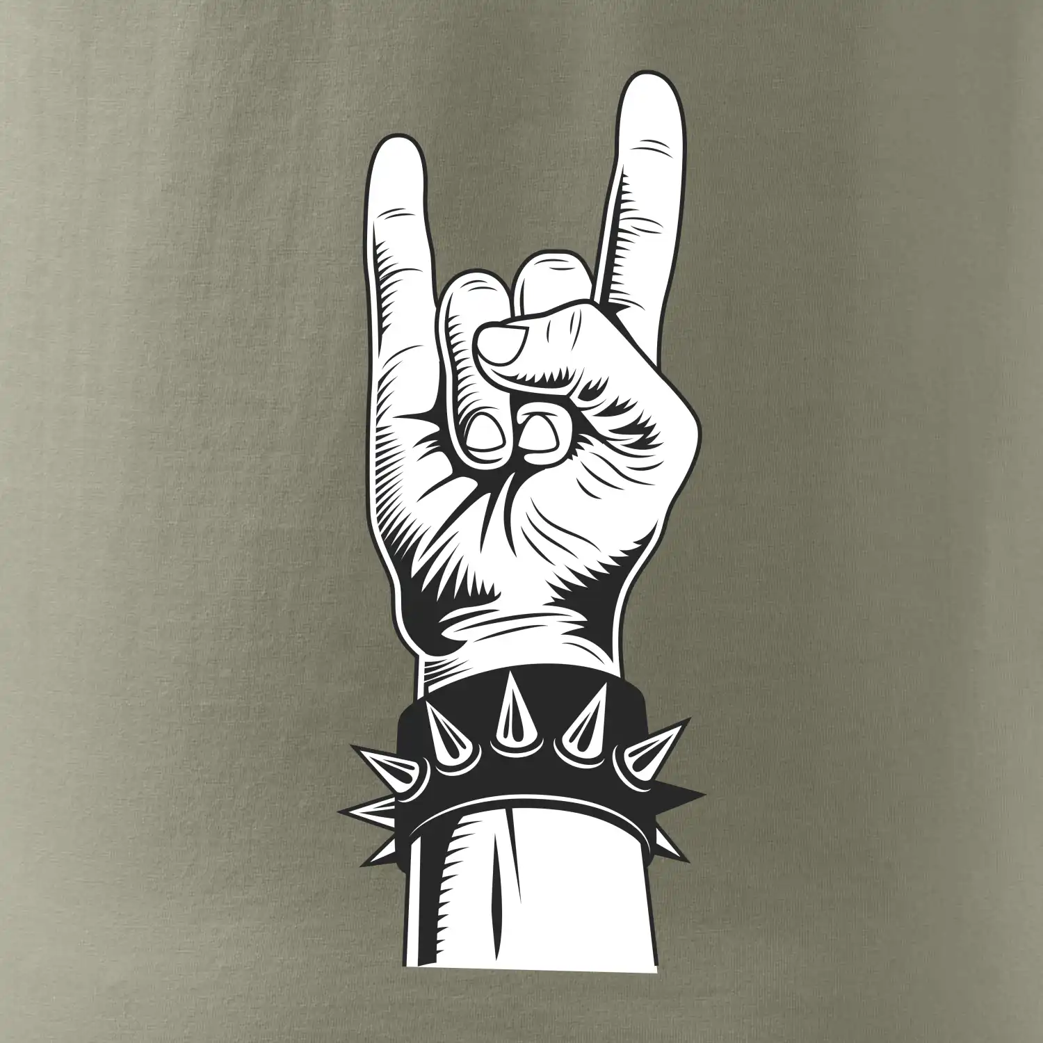 Rock ruka s náramkem