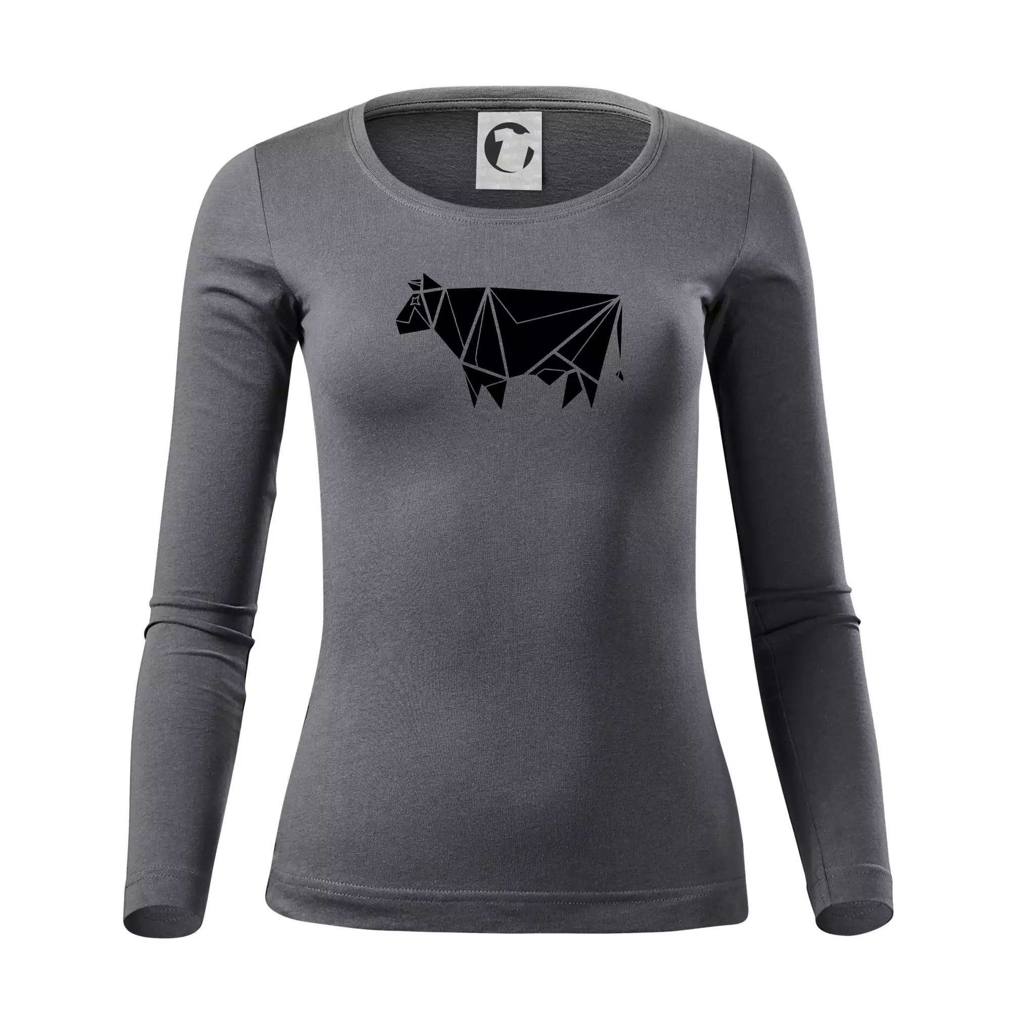 Origami kráva z boku