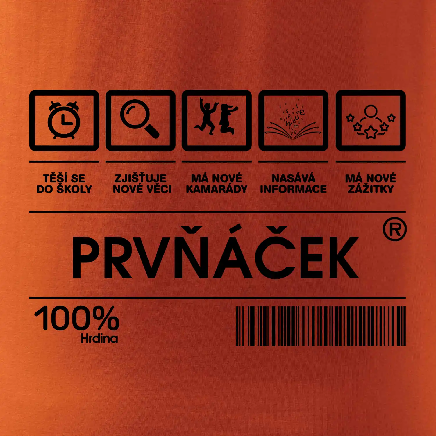 Čárový kód - prvňáček