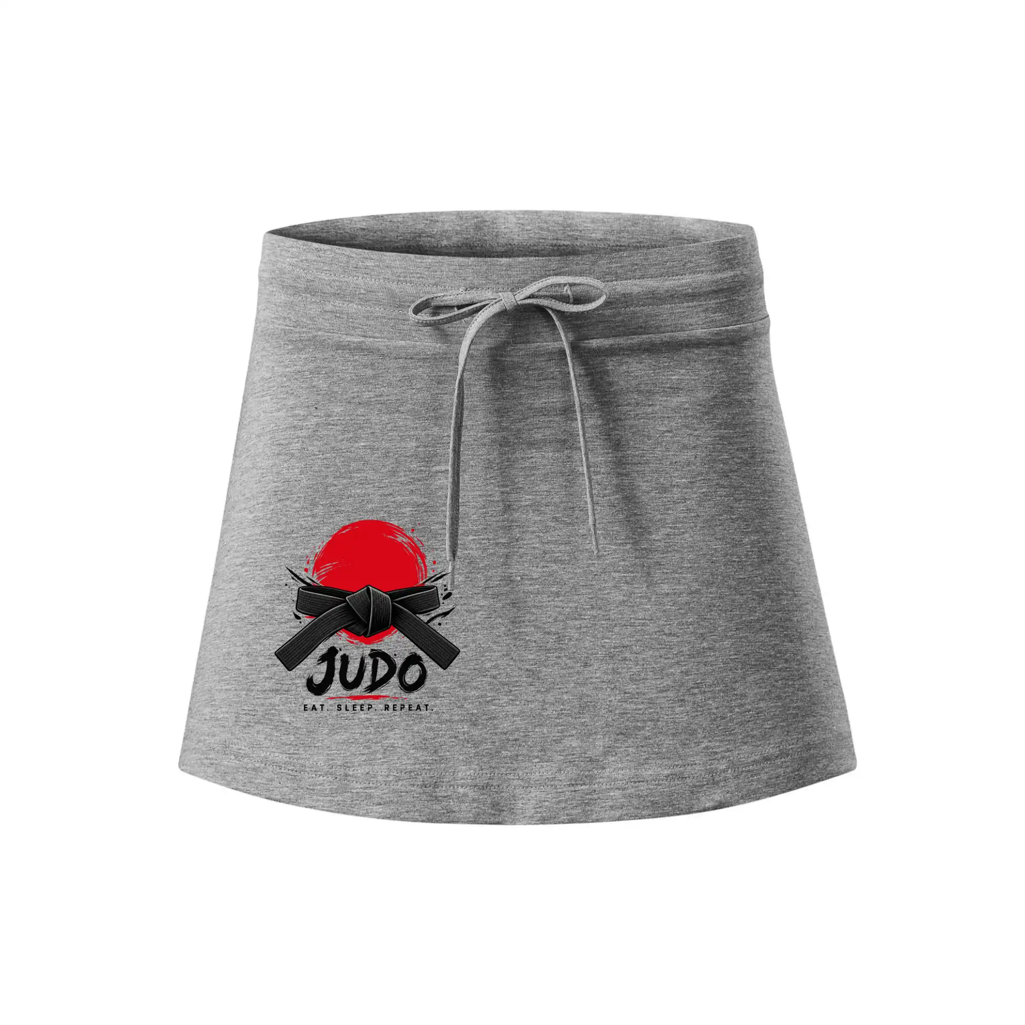 Judo černý pás a červené slunce eat sleep repeat
