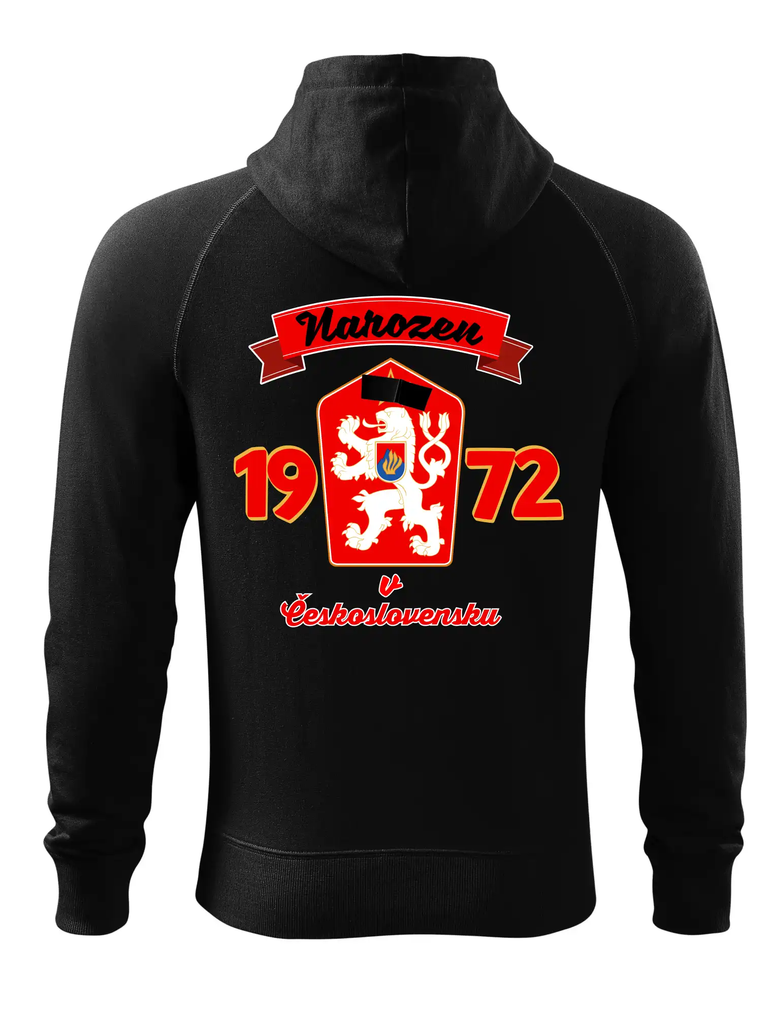 Narozen v Československu - Přelepený znak 1972