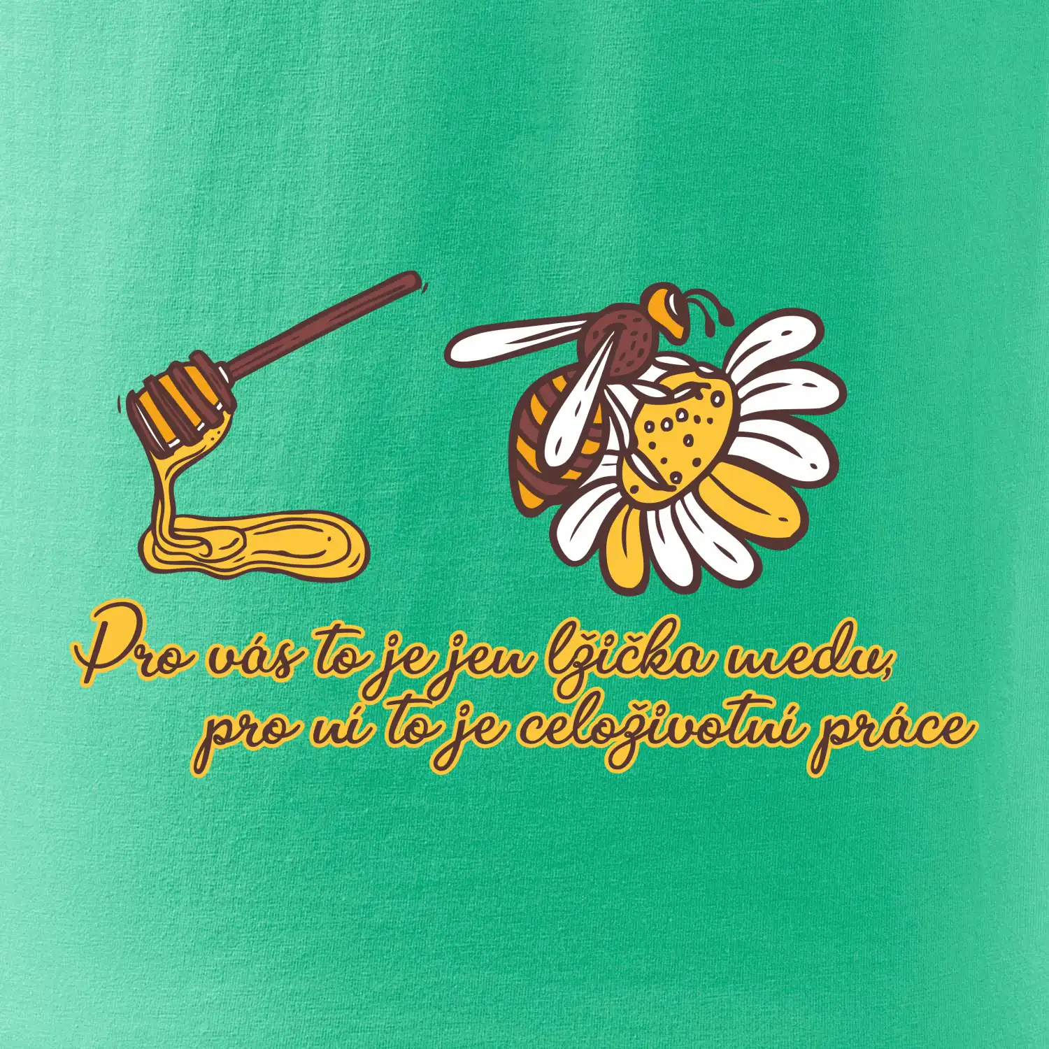 Včela - lžička medu