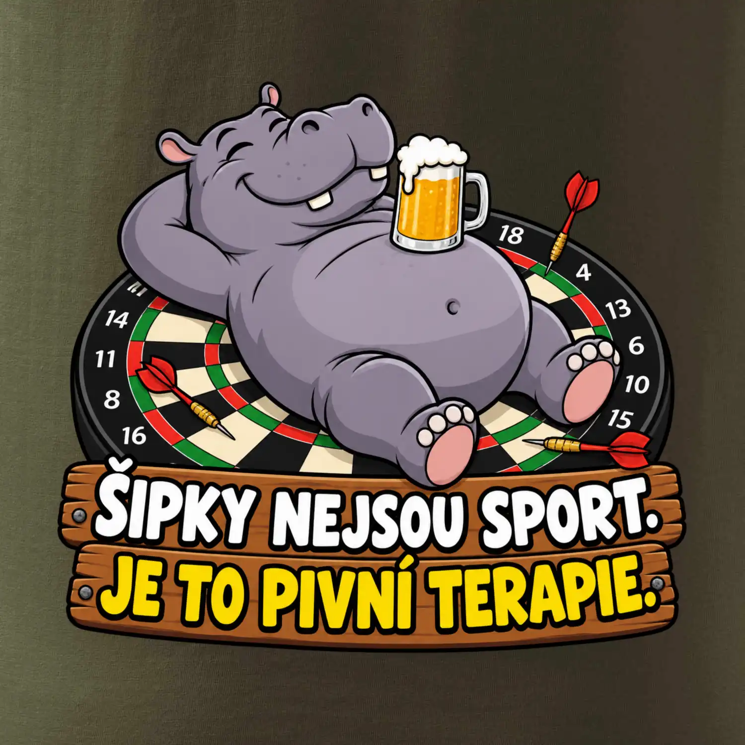 ŠIpky nejsou sport. Je to pivní terapie