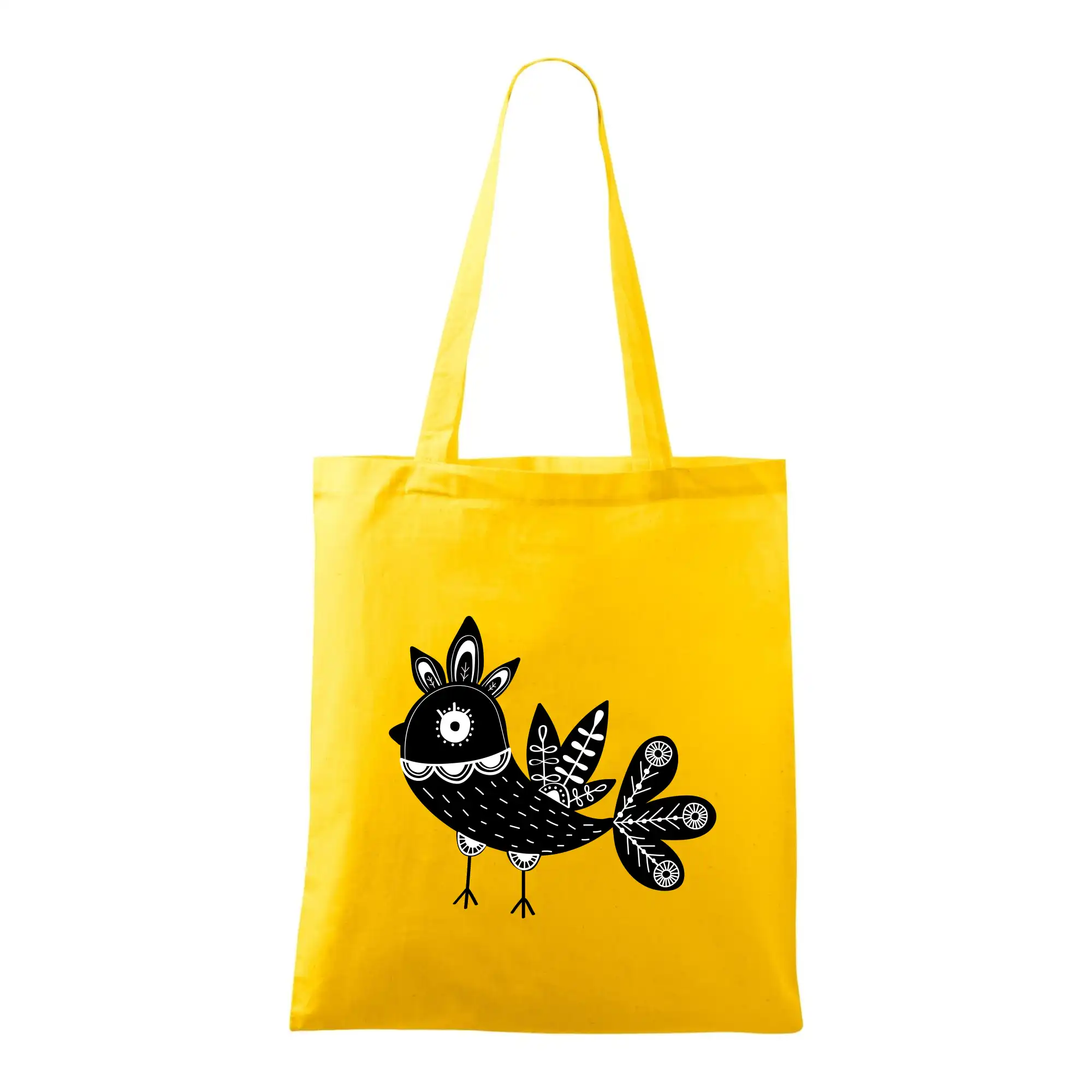 Ptáček černobílý folklór