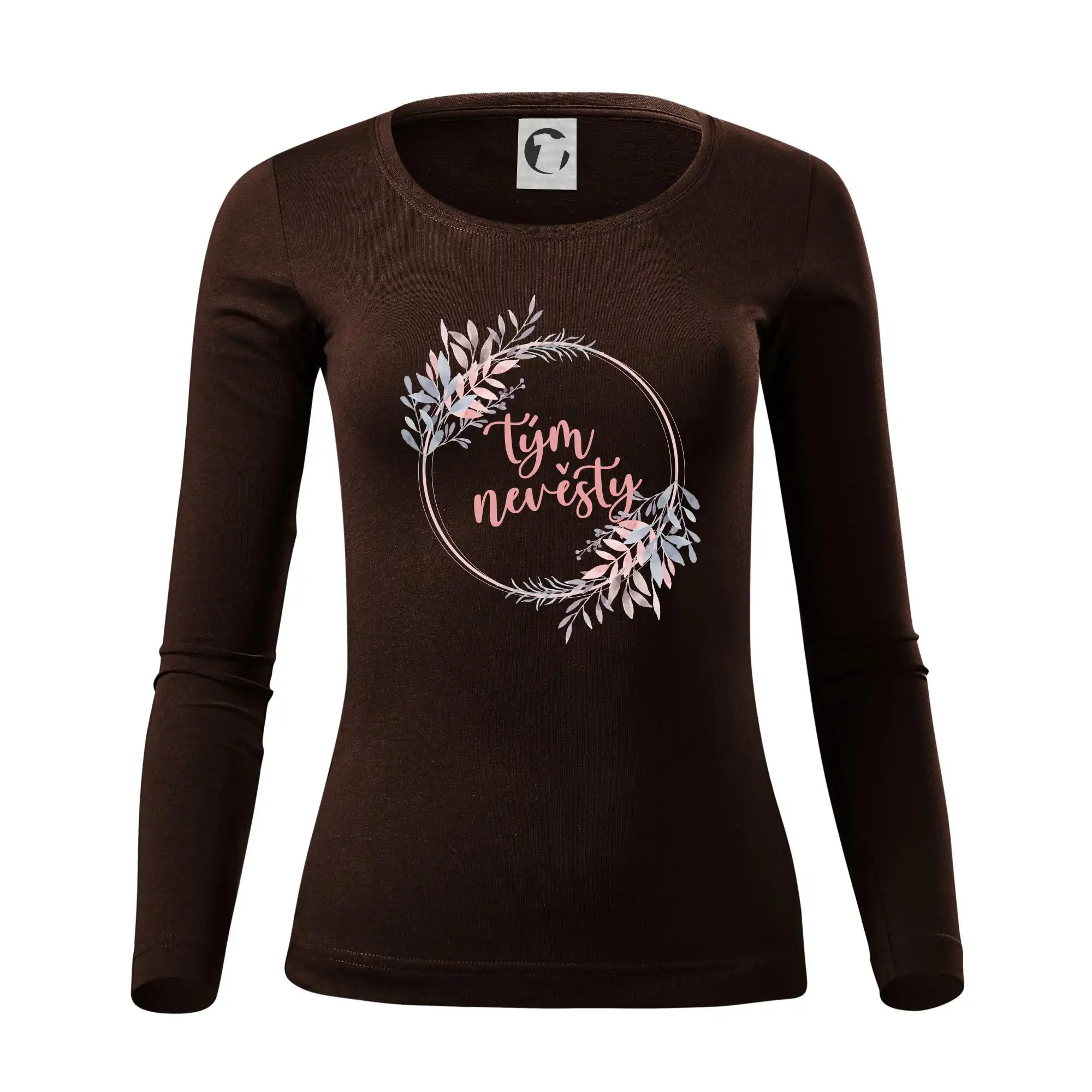 Tým nevěsty květinový kruh růžový