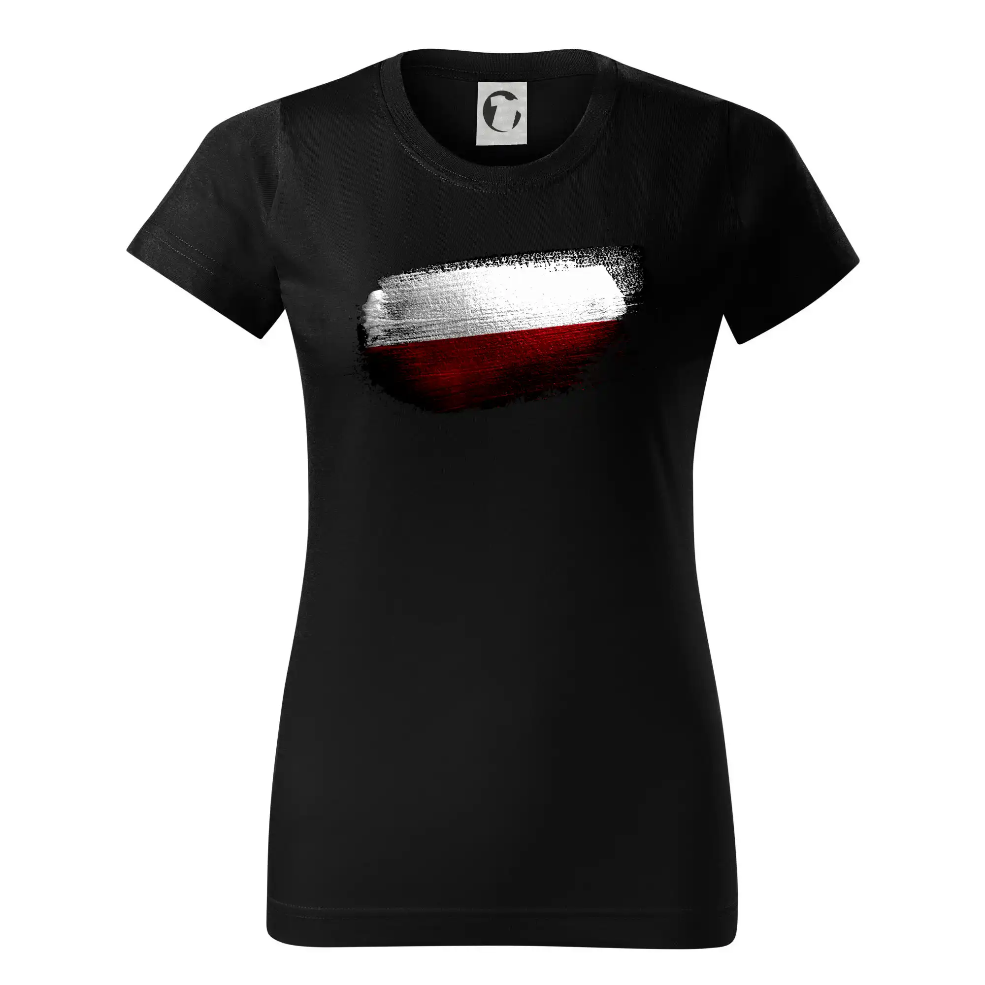 Polská vlajka okousaná