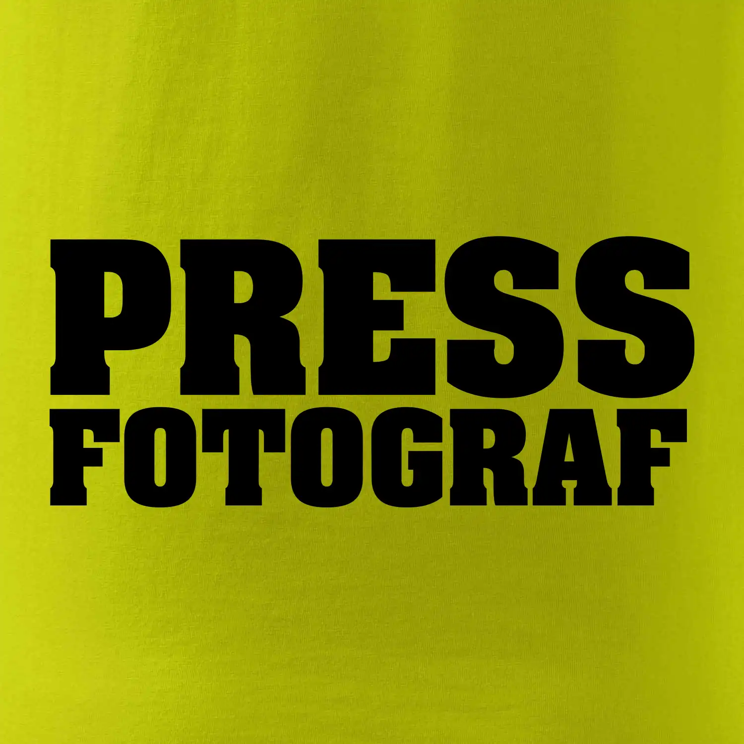 Novinář nápis - Press Fotograf
