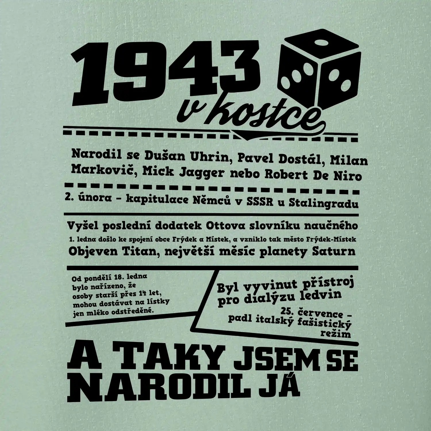 1943 v kostce