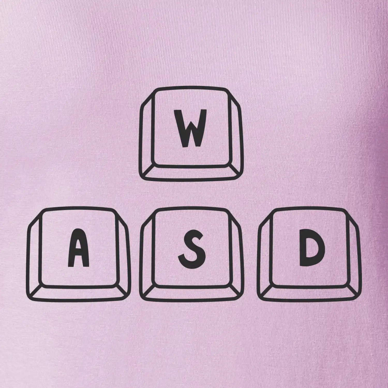 WASD klávesy - prso