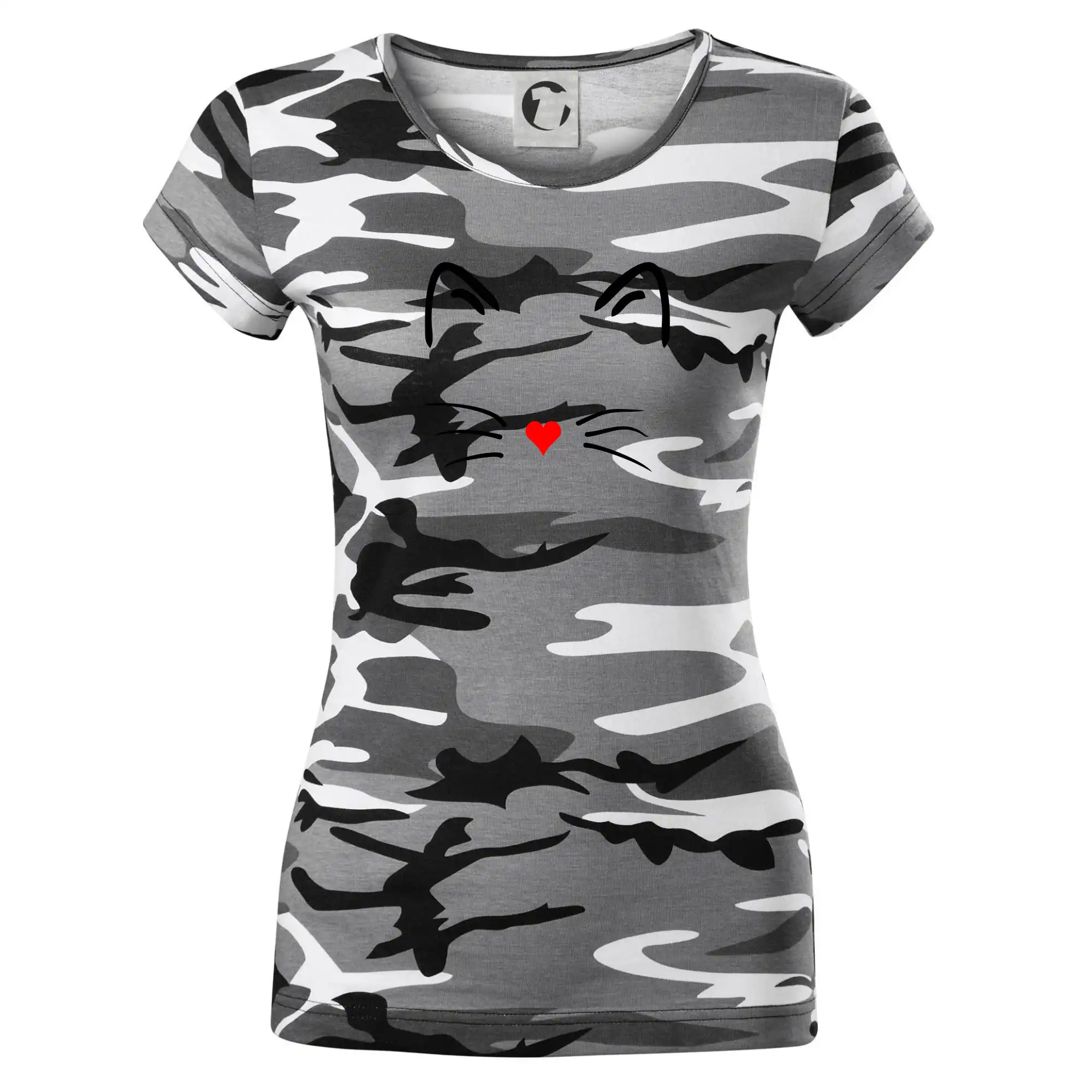 Kočka - srdce místo nosu