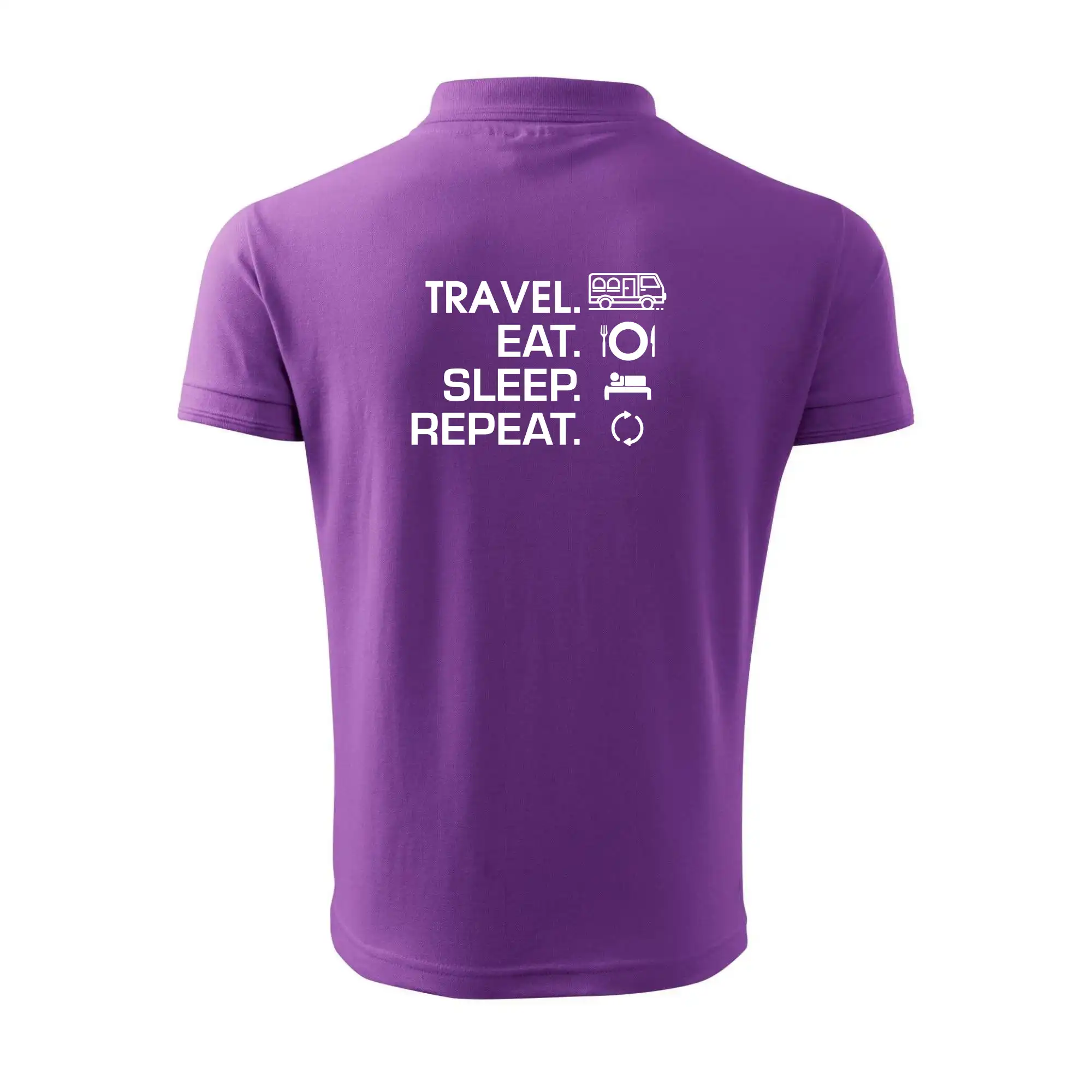 Eat sleep travel - Van