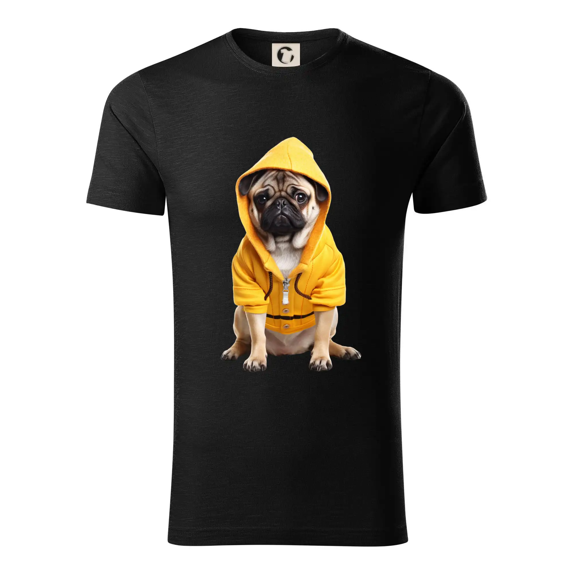 Mops v mikině
