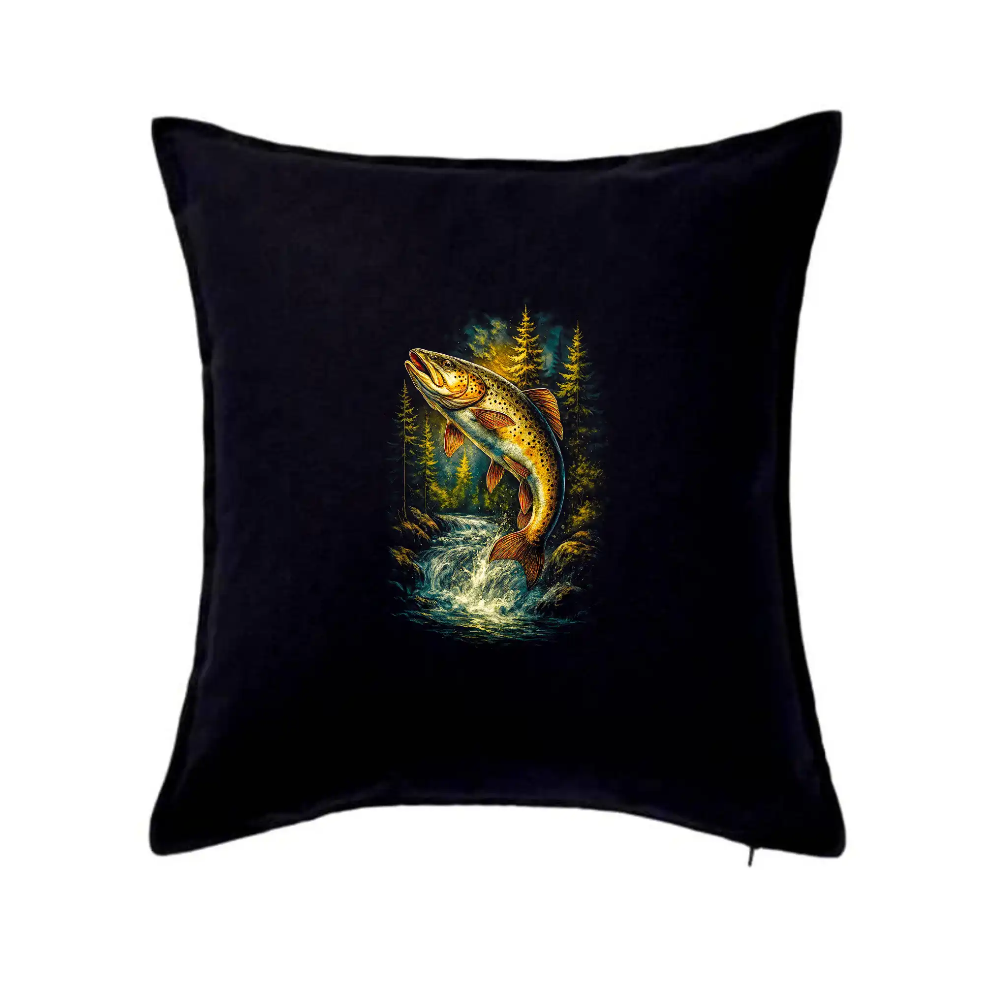 Obrázek pstruh a stromy