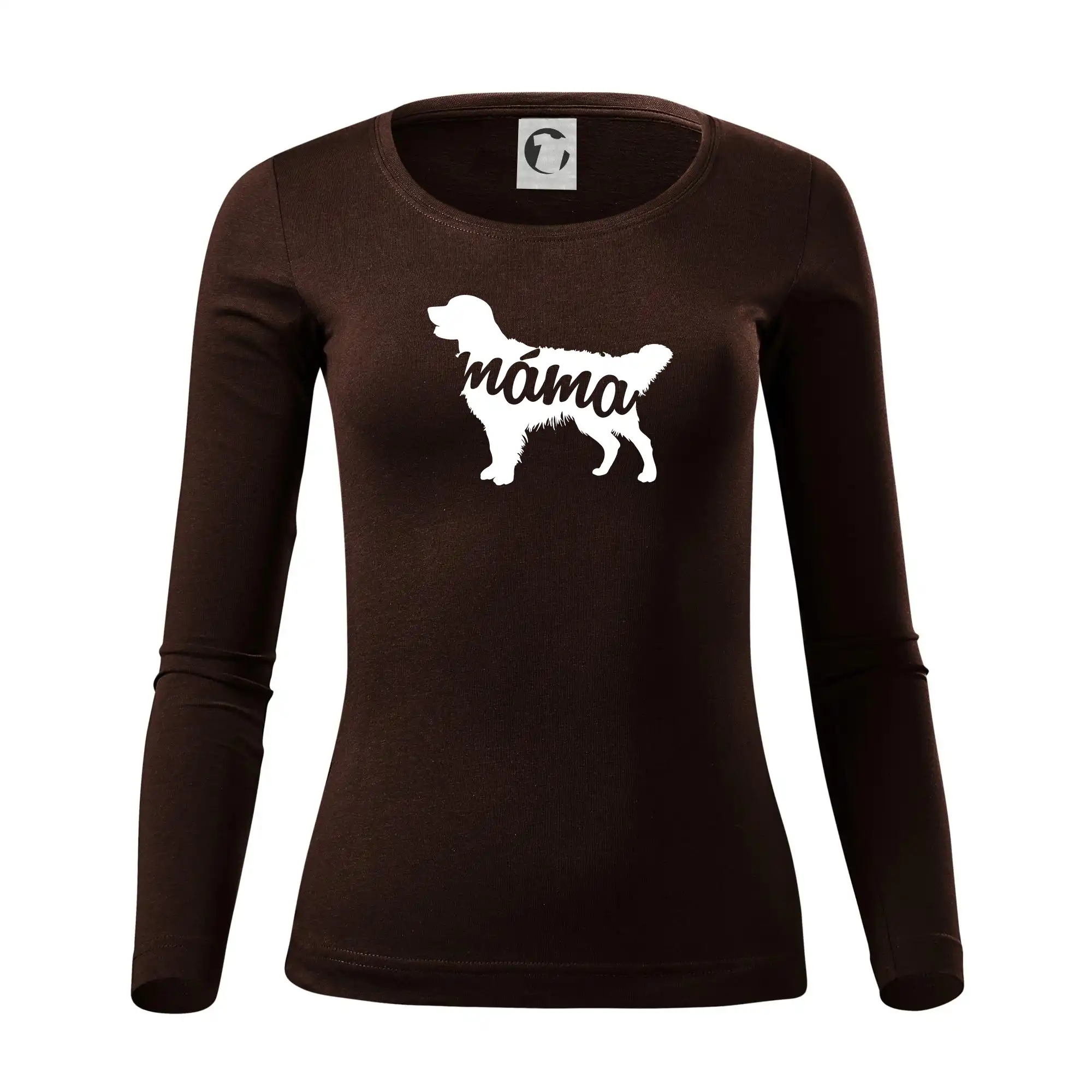 Zlatý retrívr máma obrys