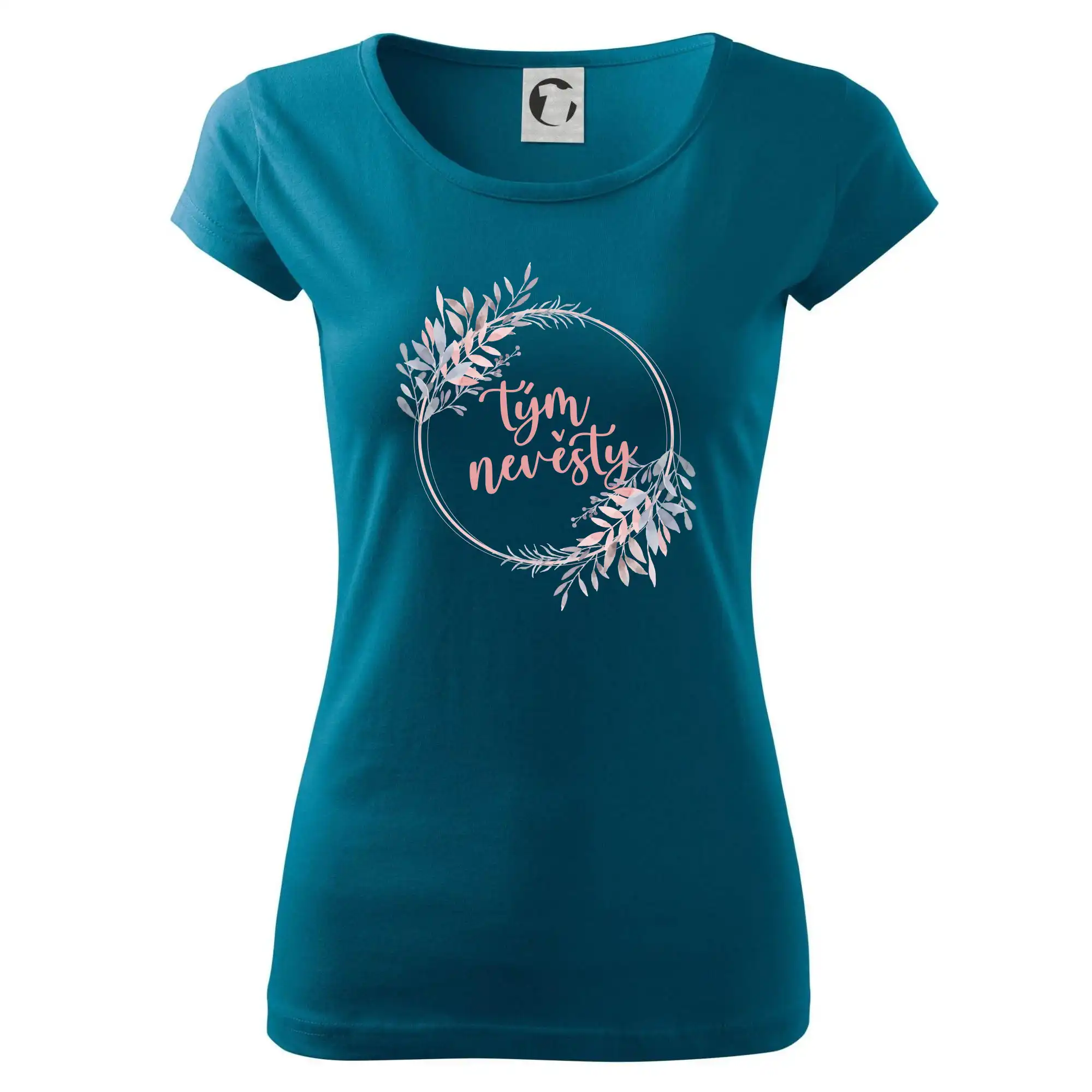 Tým nevěsty květinový kruh růžový