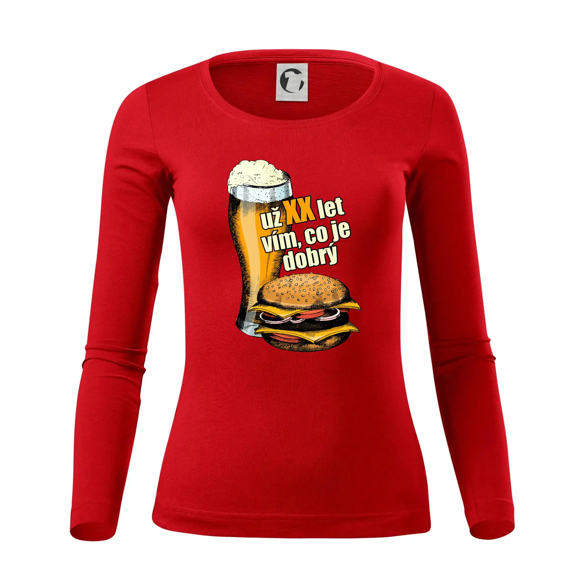 Pivo a burger vím co je dobrý