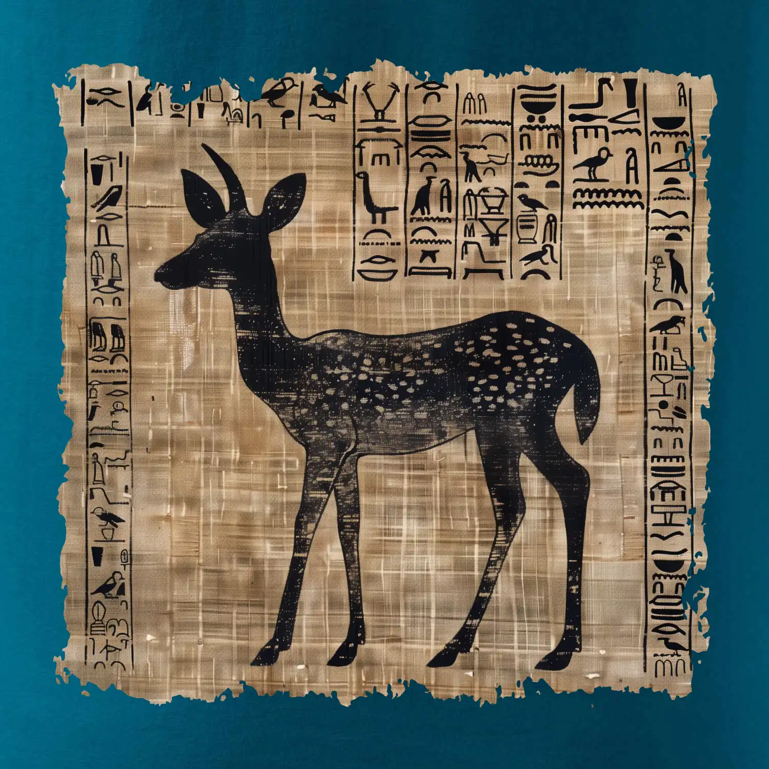 Egyptské hieroglyfy srnka
