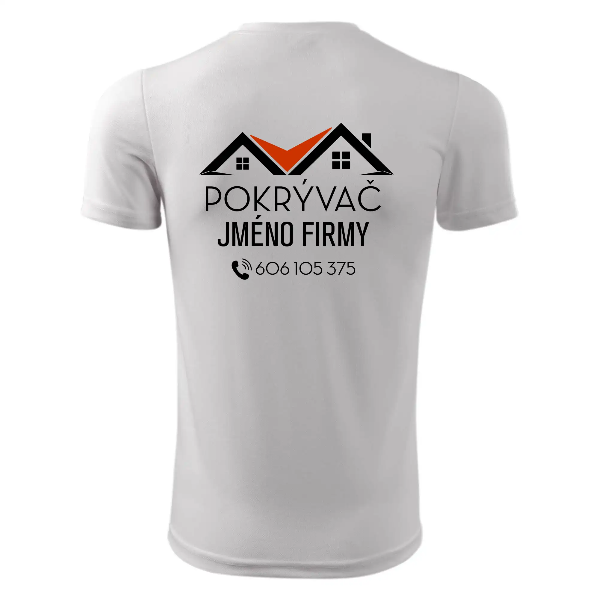 Tričko pro pokrývače - Dvě střechy