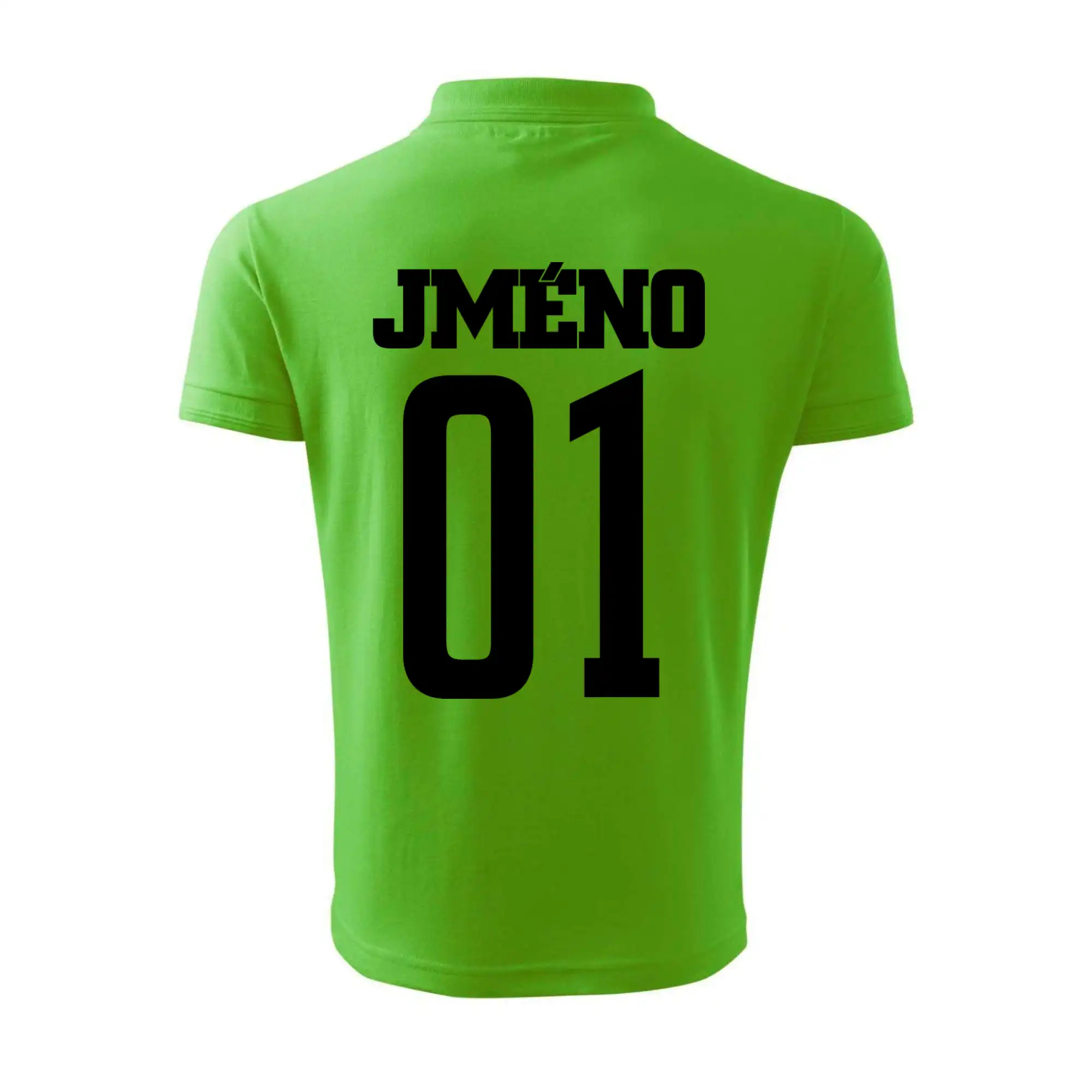Fotbalový dres - vlastní jméno a číslo