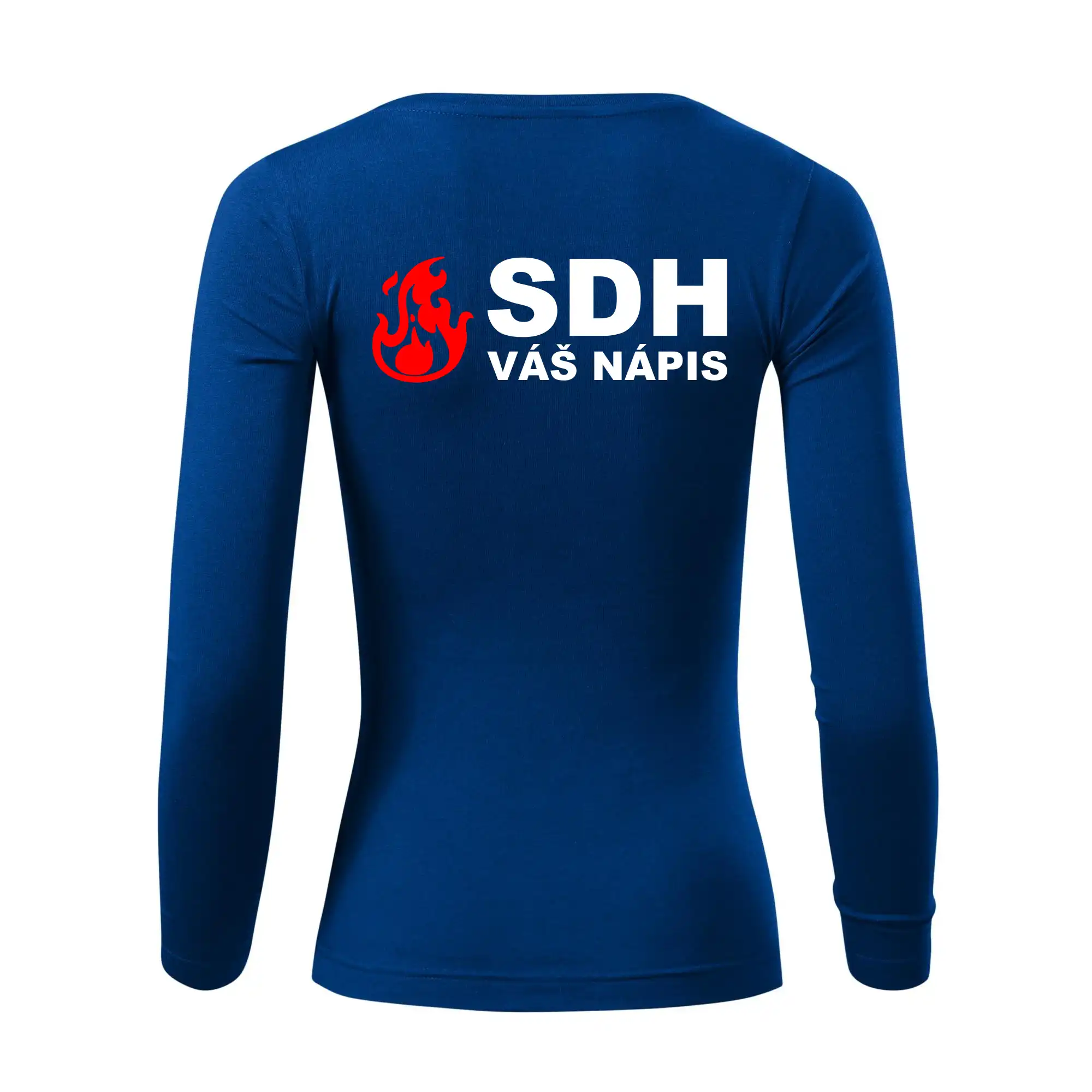 SDH nápis (oheň, název sboru - vlastní nápis)