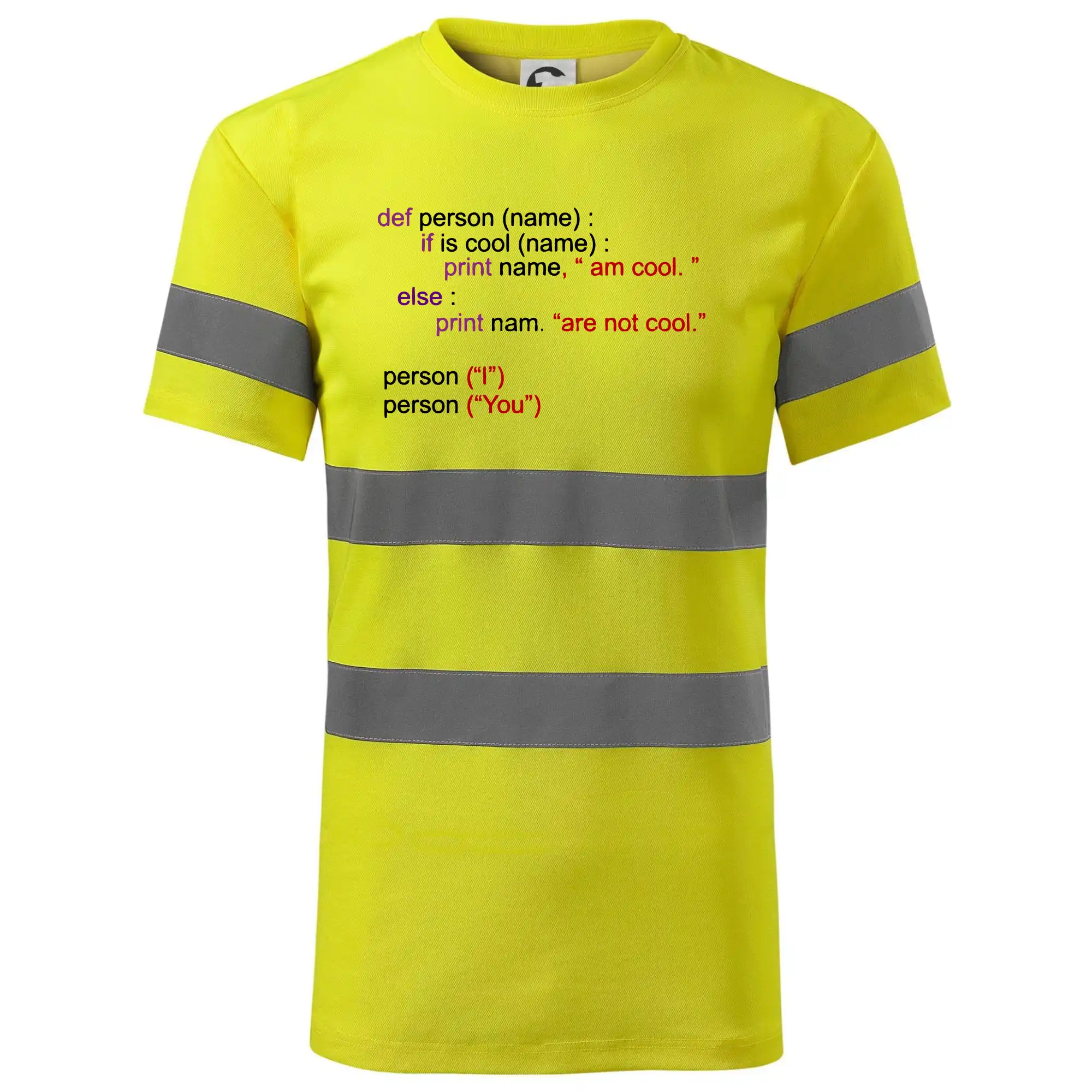 Python I am cool, You are not cool