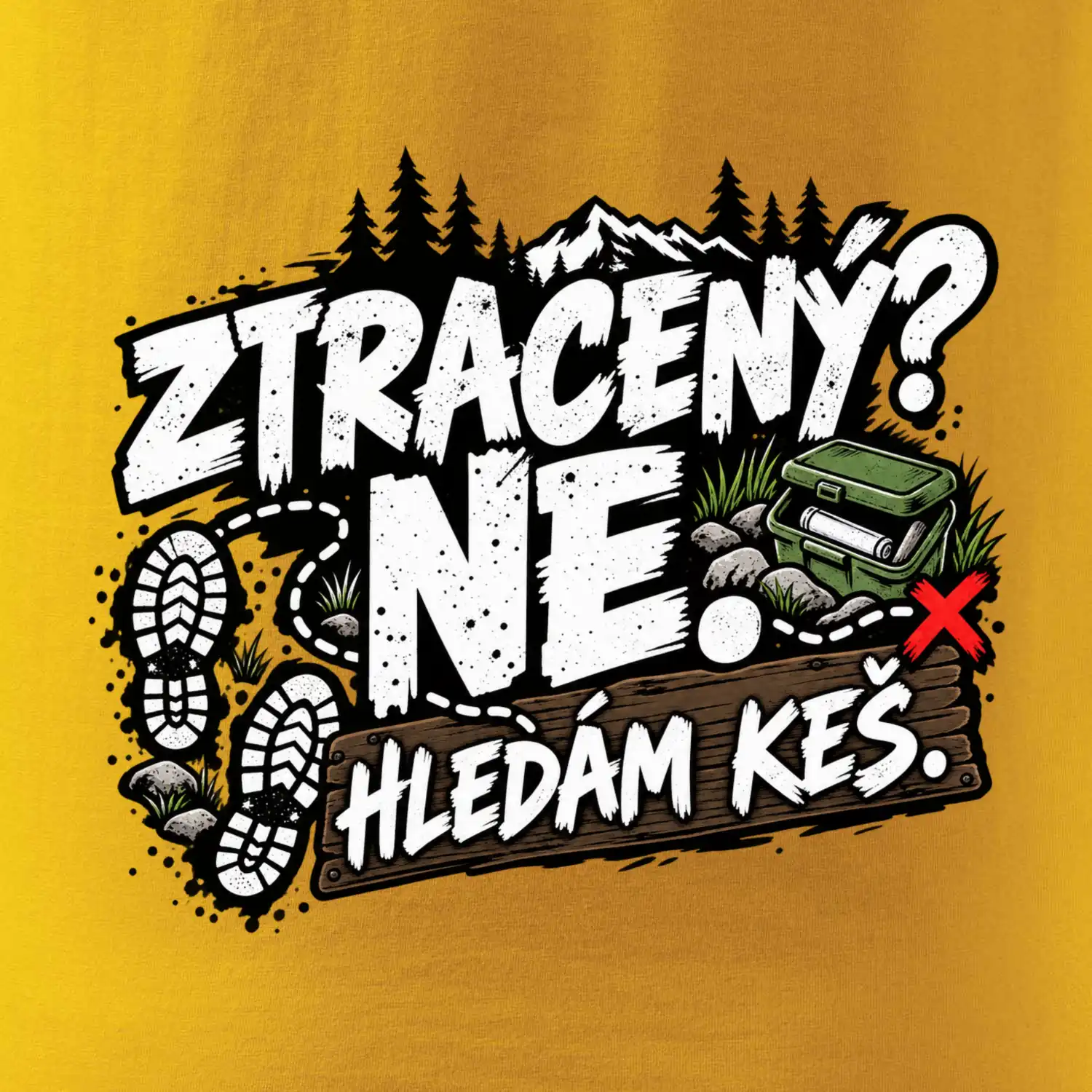 Ztracený ne hledám keš otisky bot