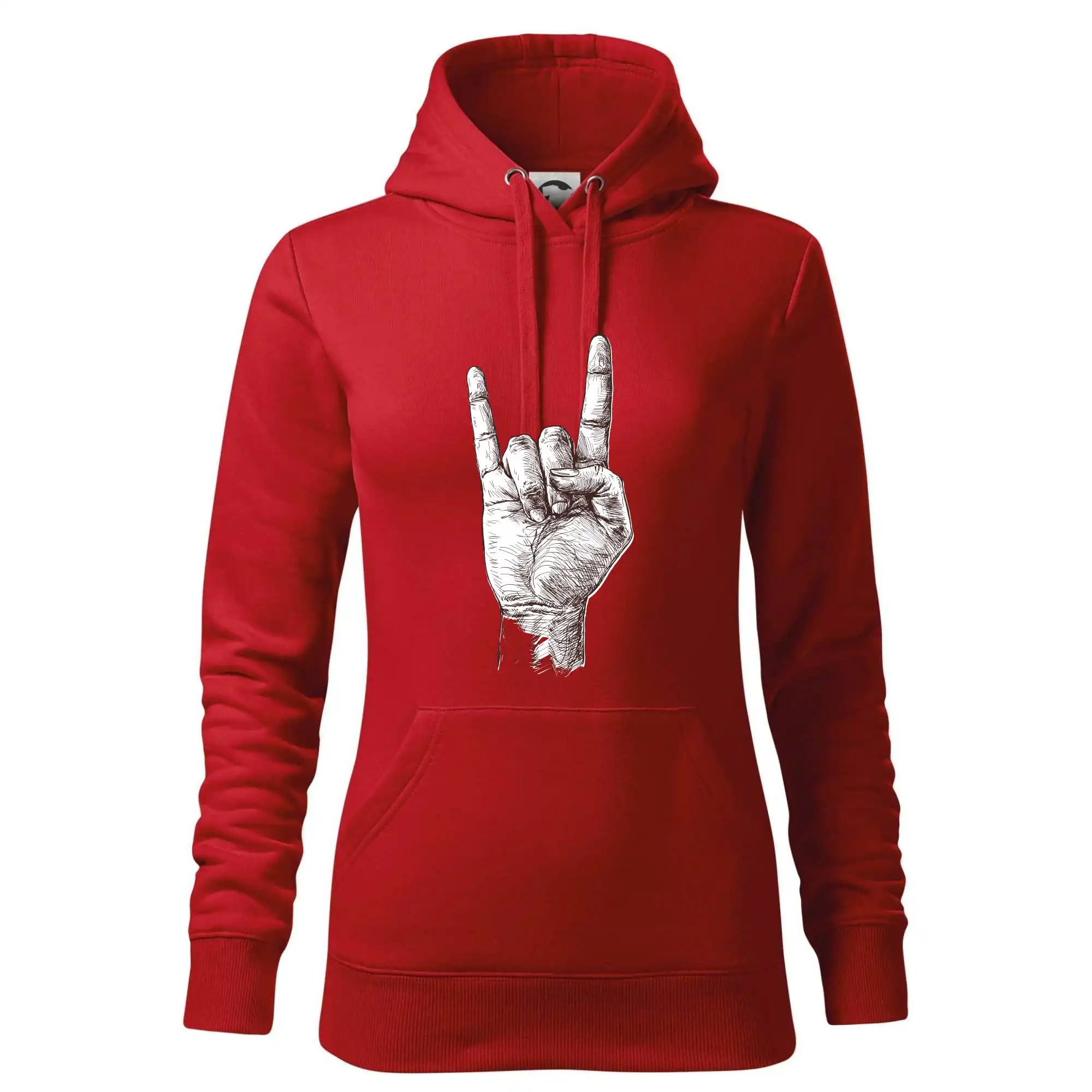 Rocková ruka kreslená