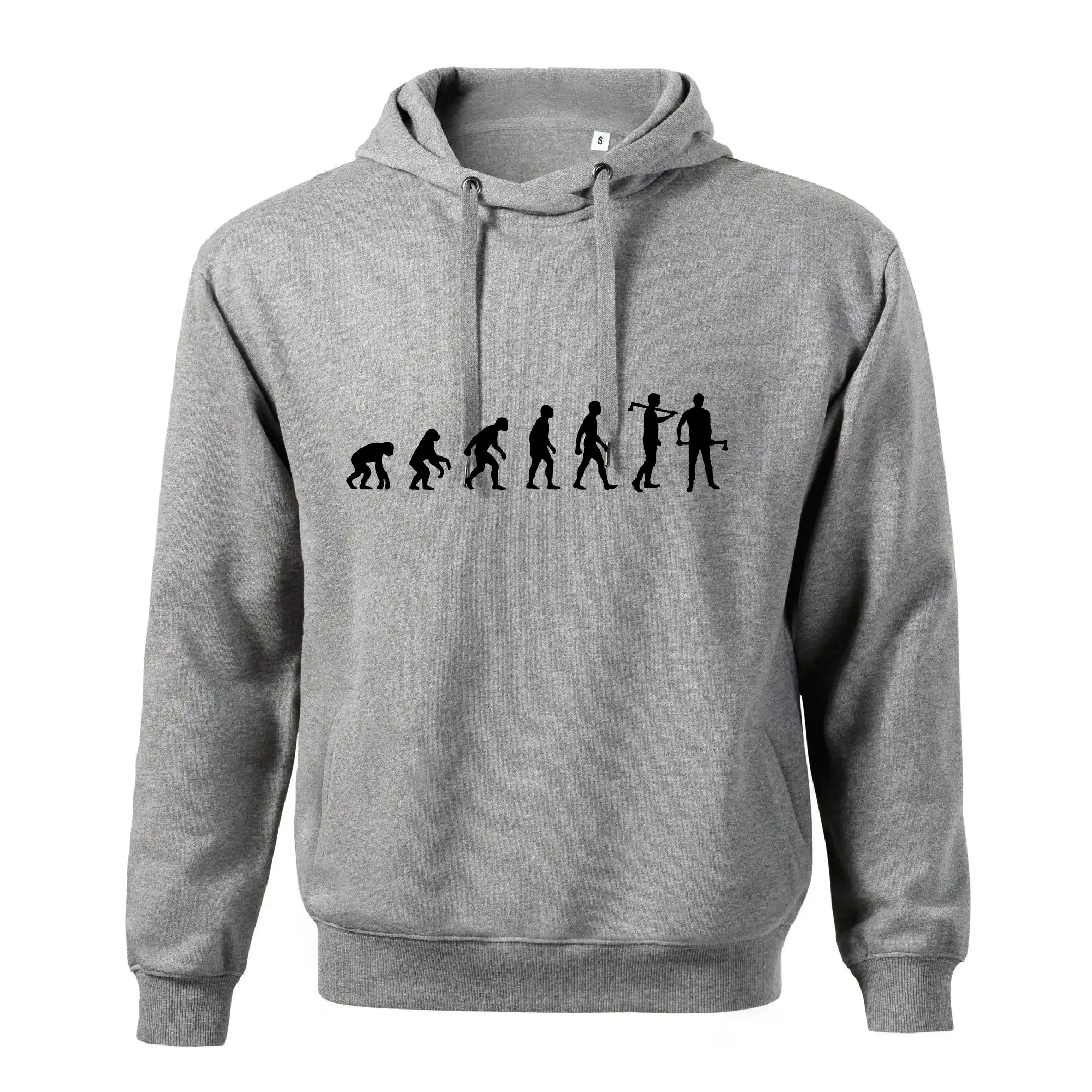 Evoluce dřevorubec - sekera
