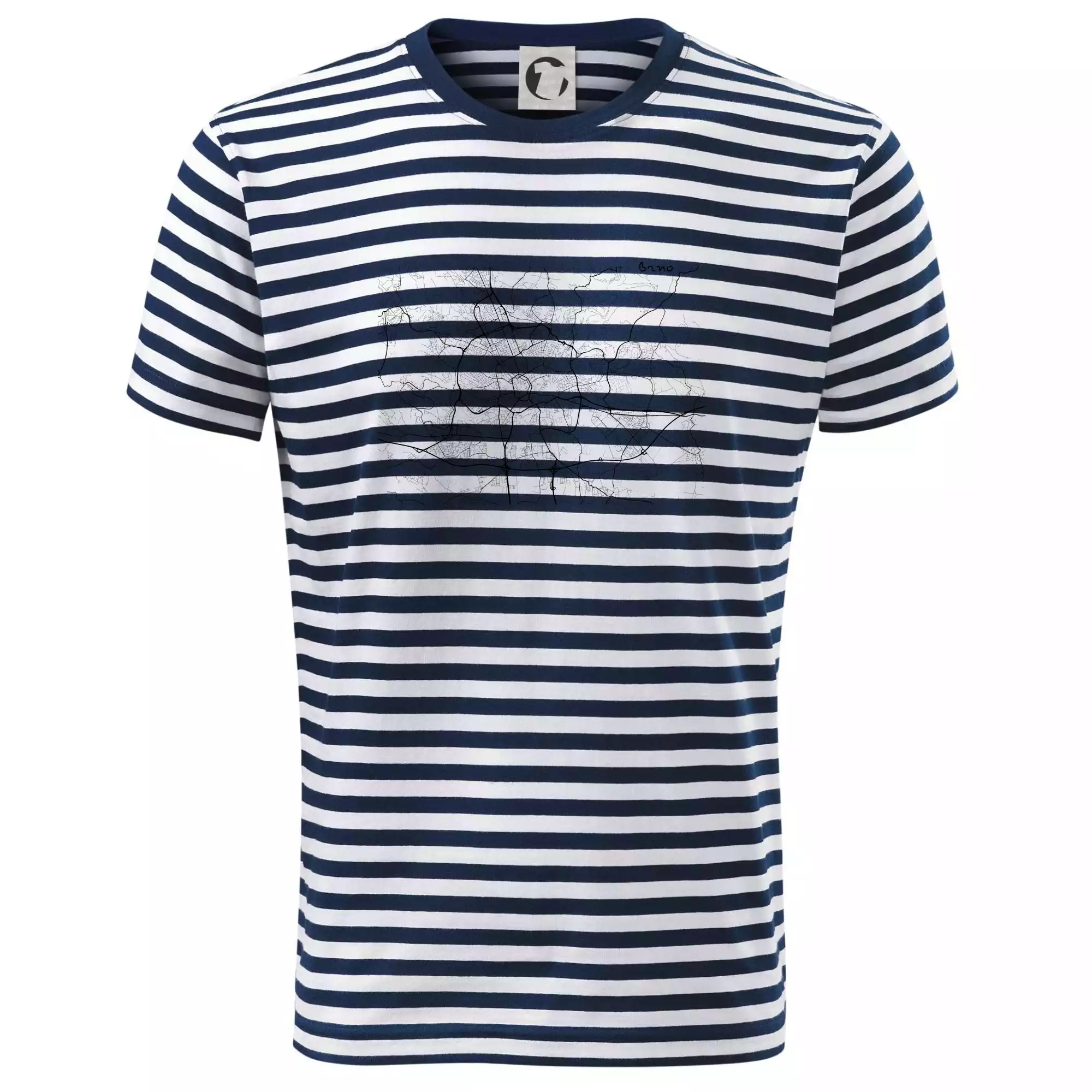 Černobílá mapa Brno