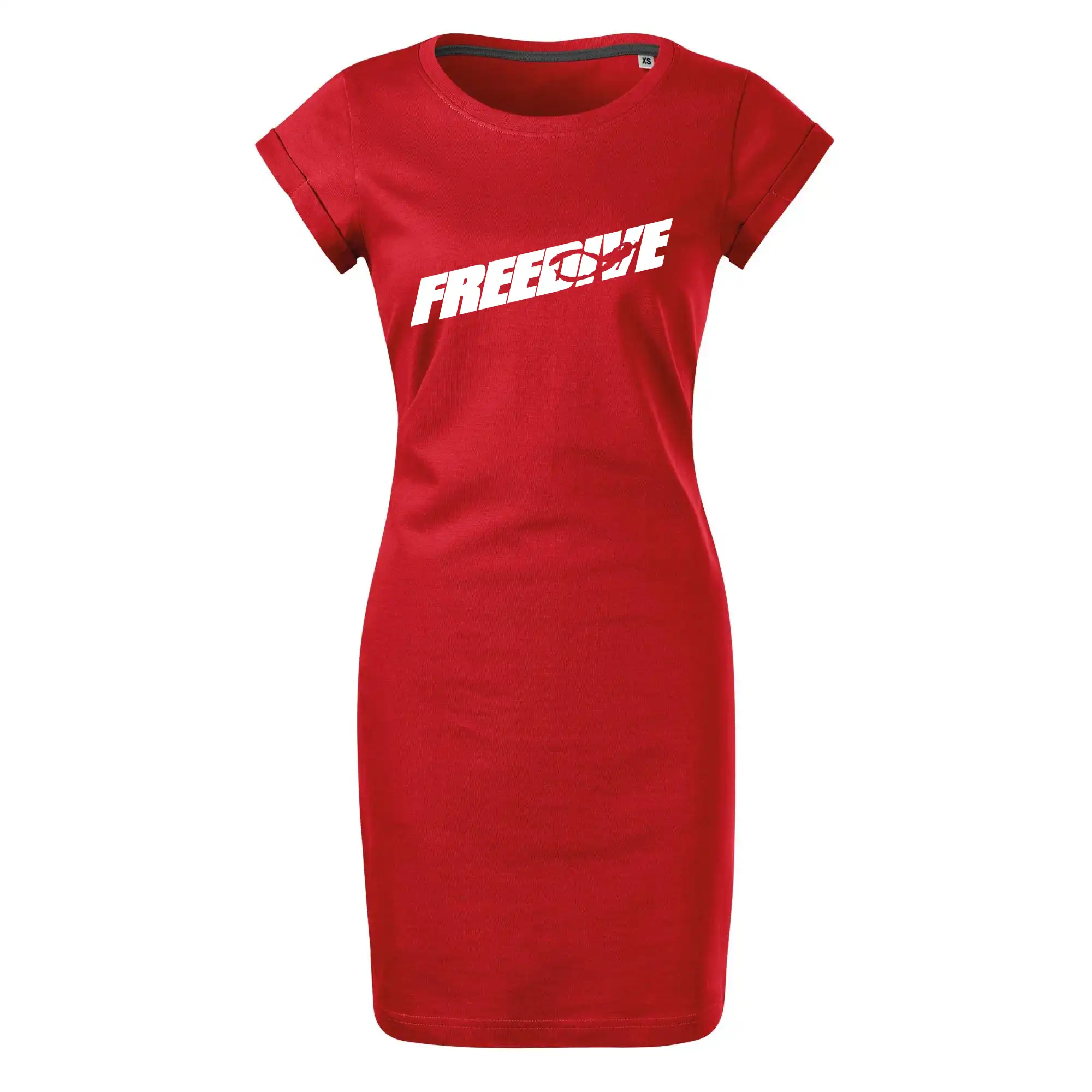 Freedive - nápis s potápěčem