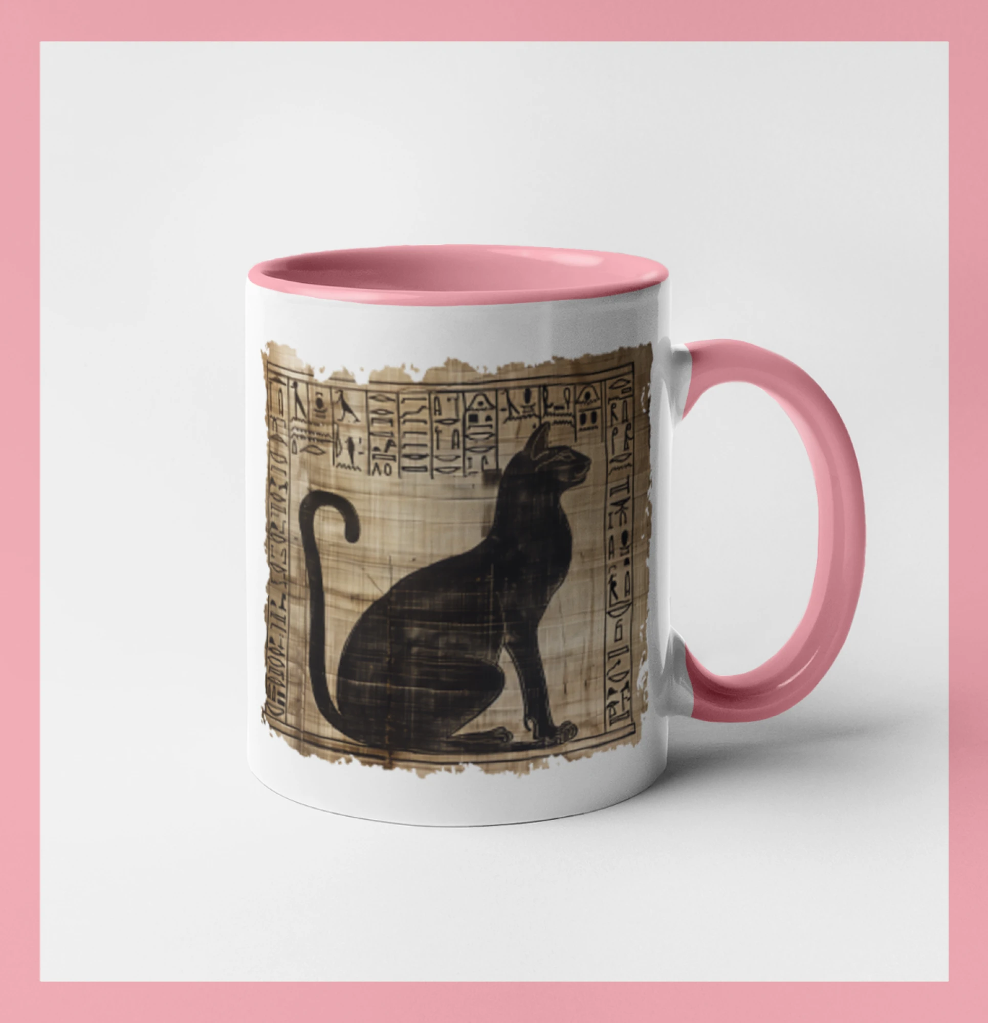 Egyptské hieroglyfy kočka