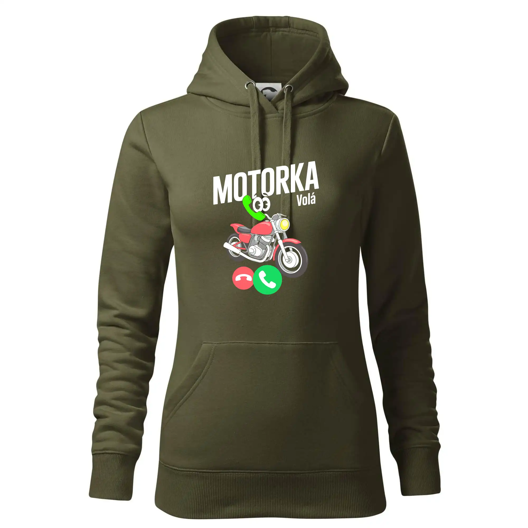 Karikatura motorka silnice volá