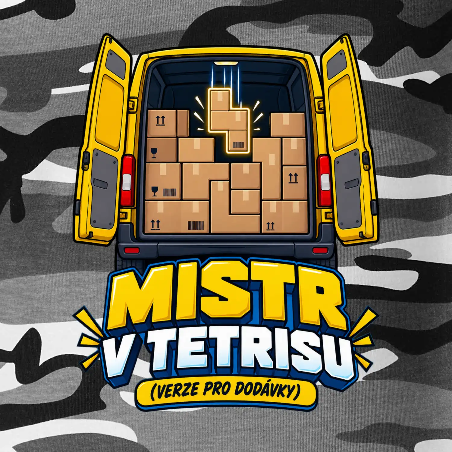 Mistr v tetrisu pro dodávky