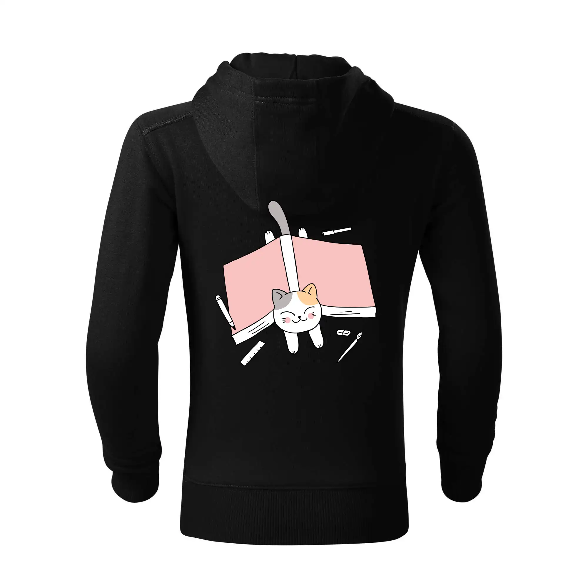 Učení na státnice kočka